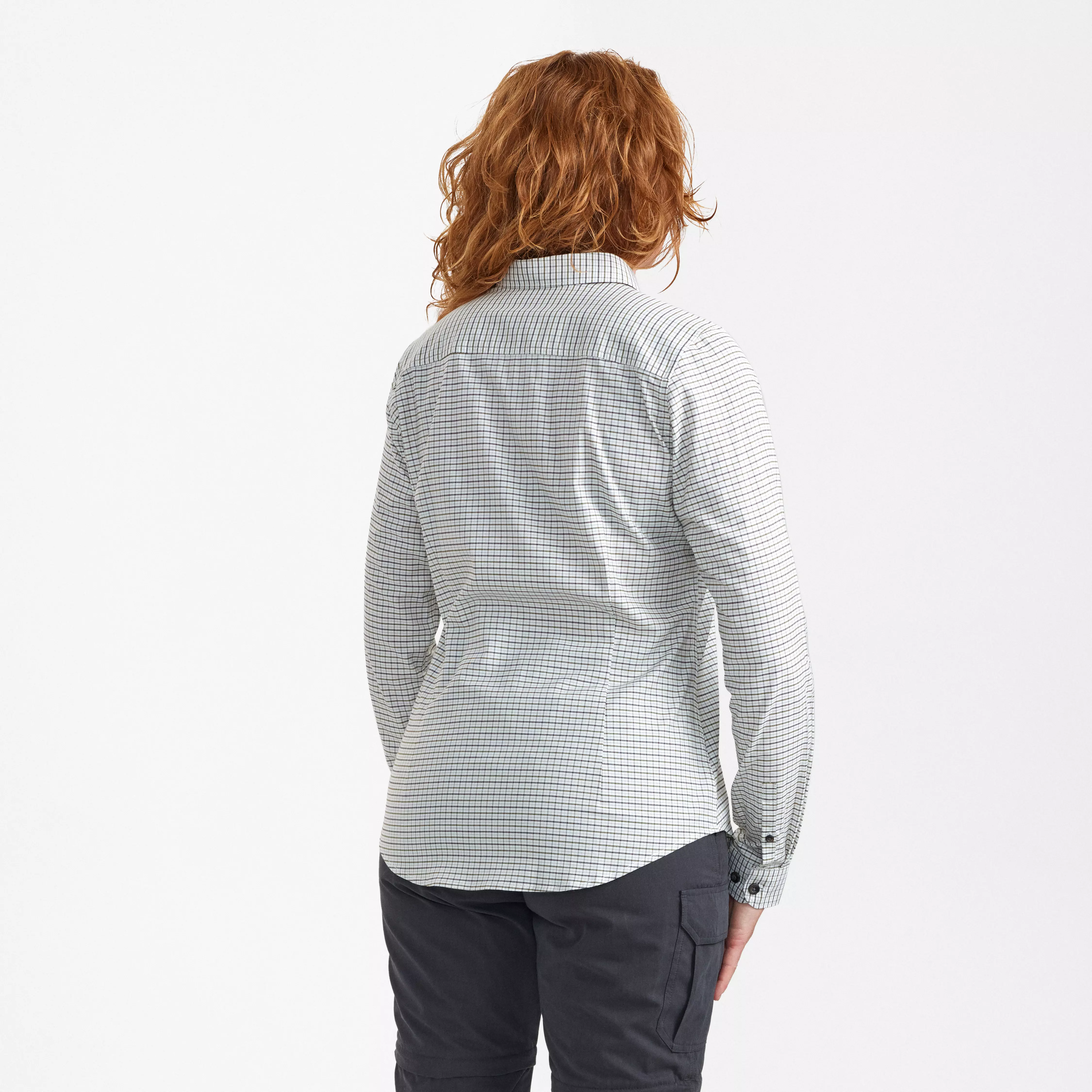 Lady Sara Bluse - Green Check