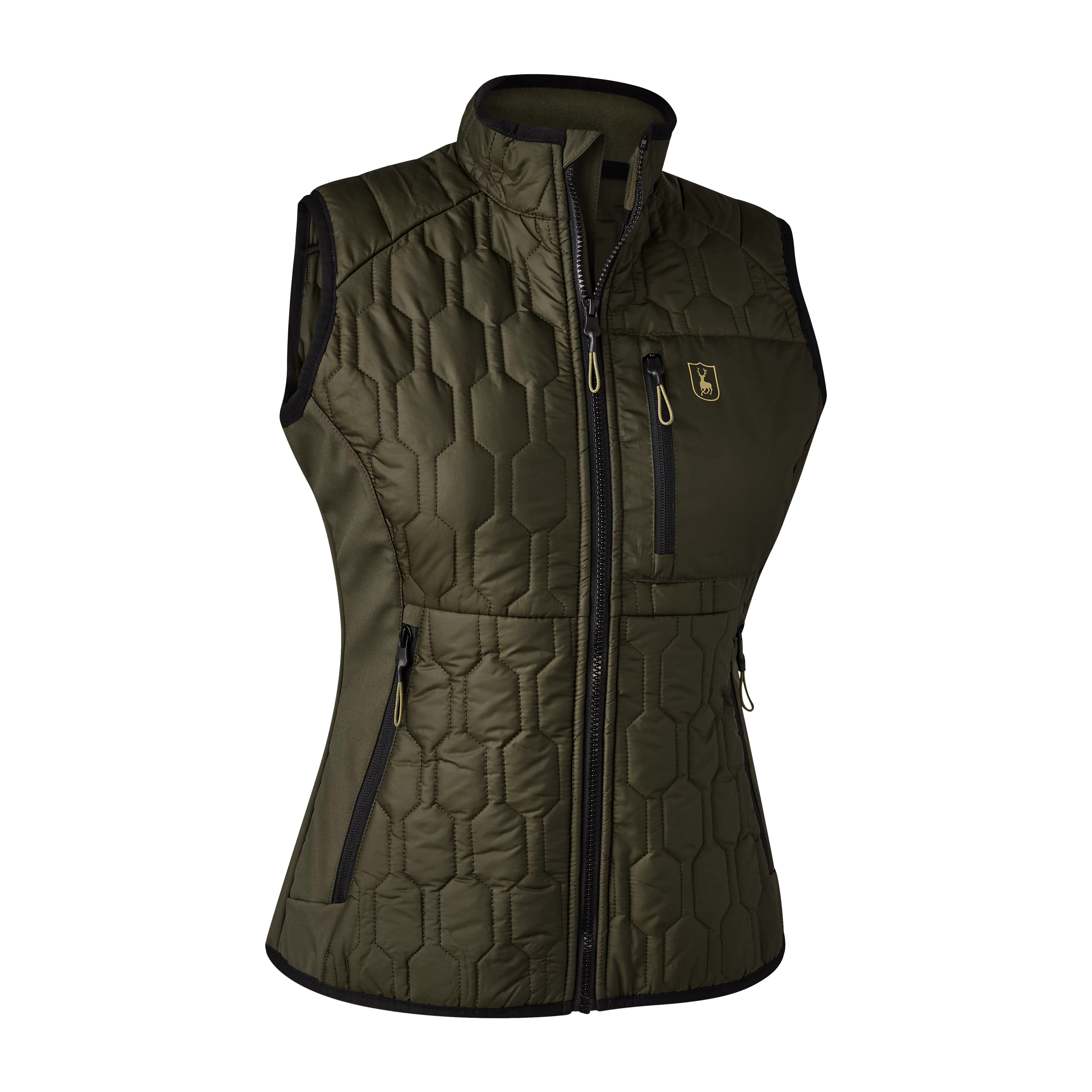 Lady Mossdale Steppweste - Forest Green