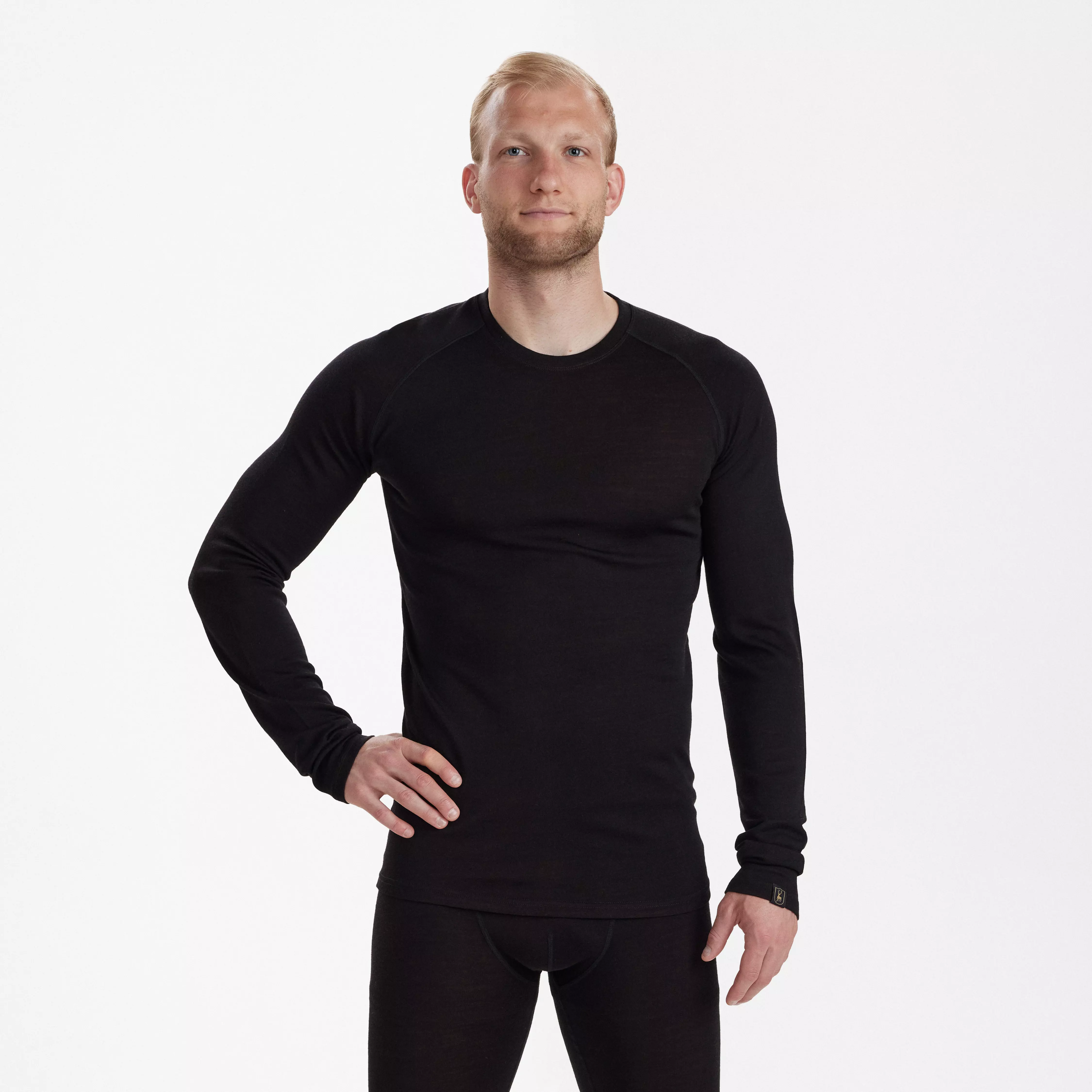 Quinn Merino-Unterhemd - Black Oak