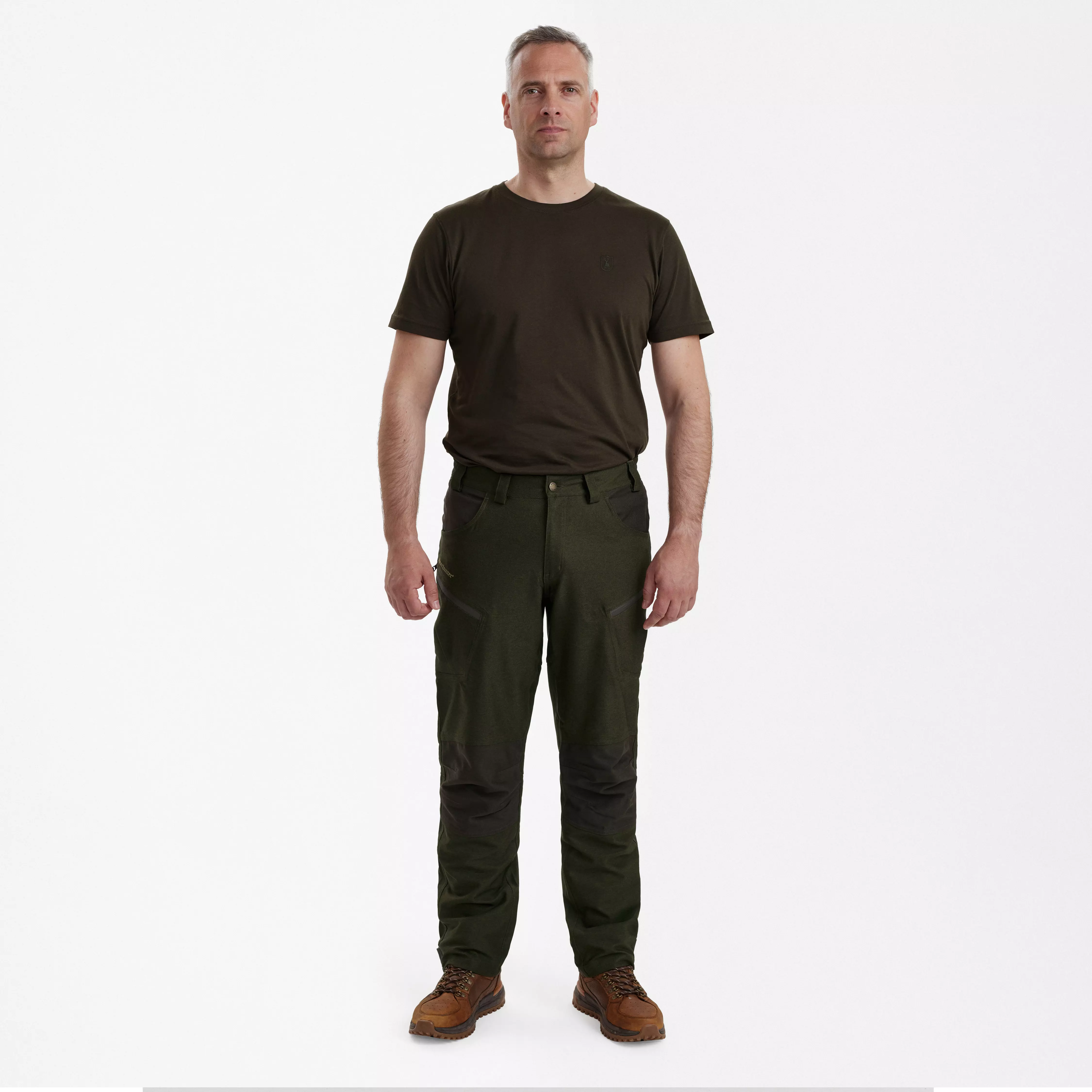 Chasse Trousers - Olive Night melange Chasse Trousers - Olive Night melange
