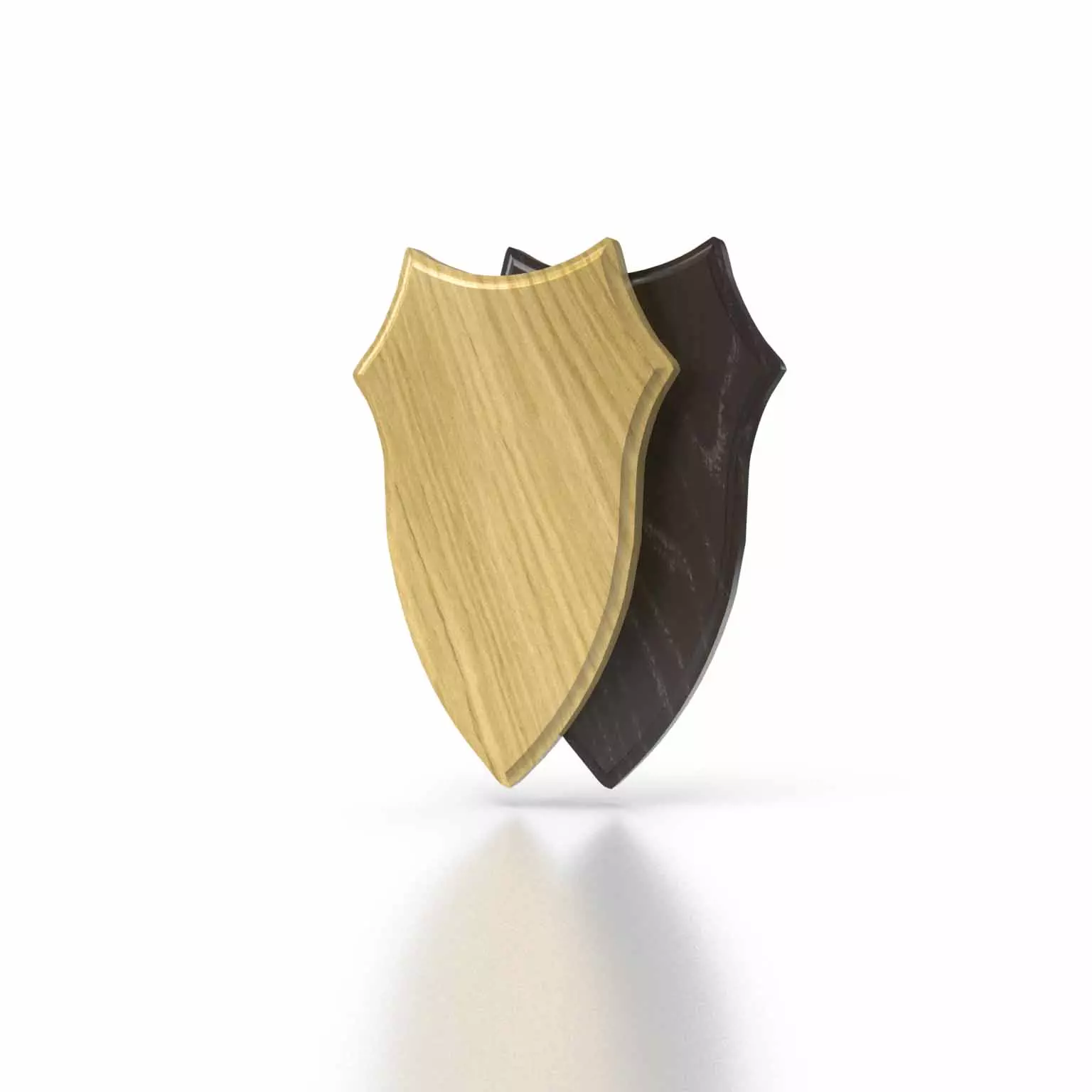 Rehbockbrett Eiche 8 - 21x12 cm Dunkel