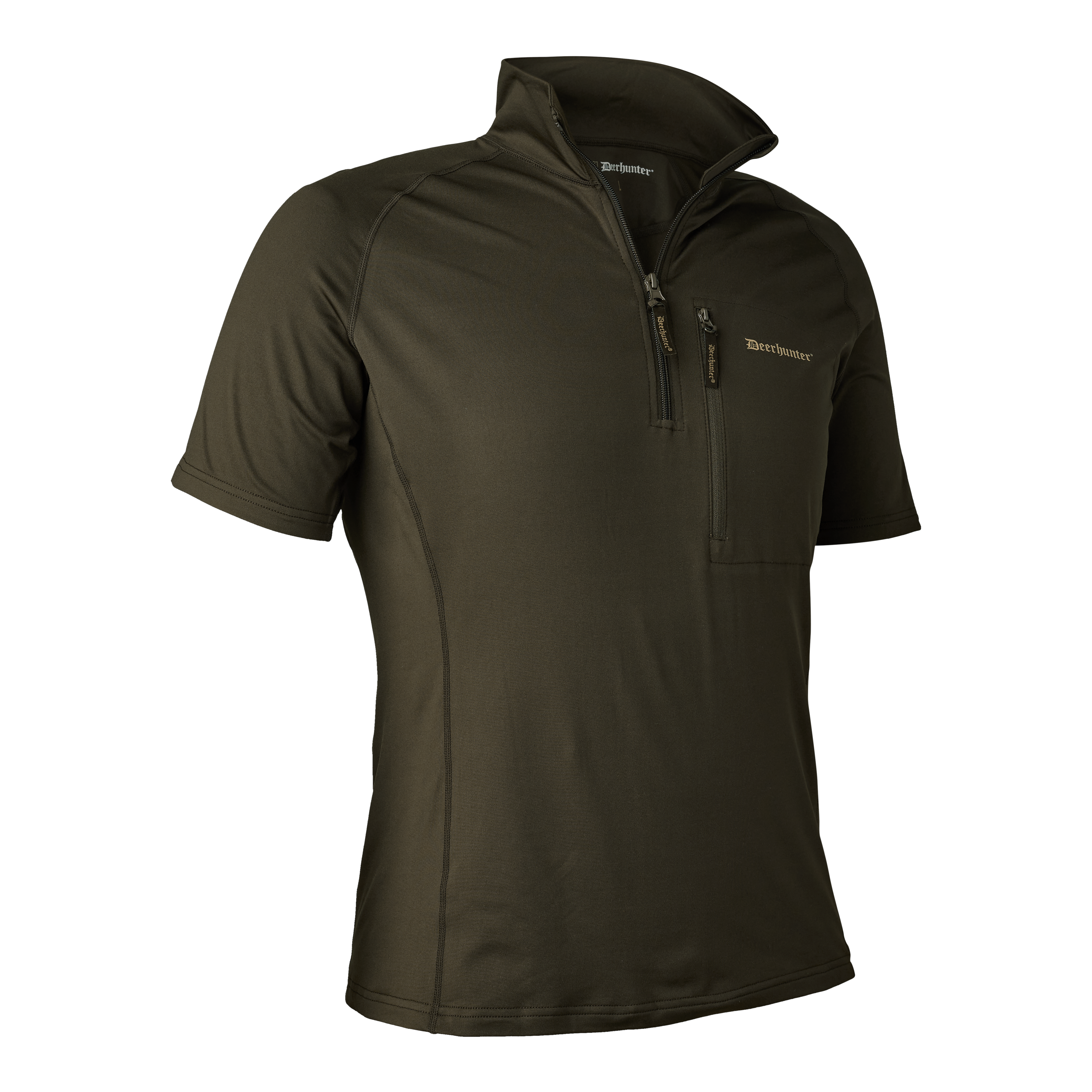 Excape Insulated T-Shirt mit RV-Kragen - Art Green