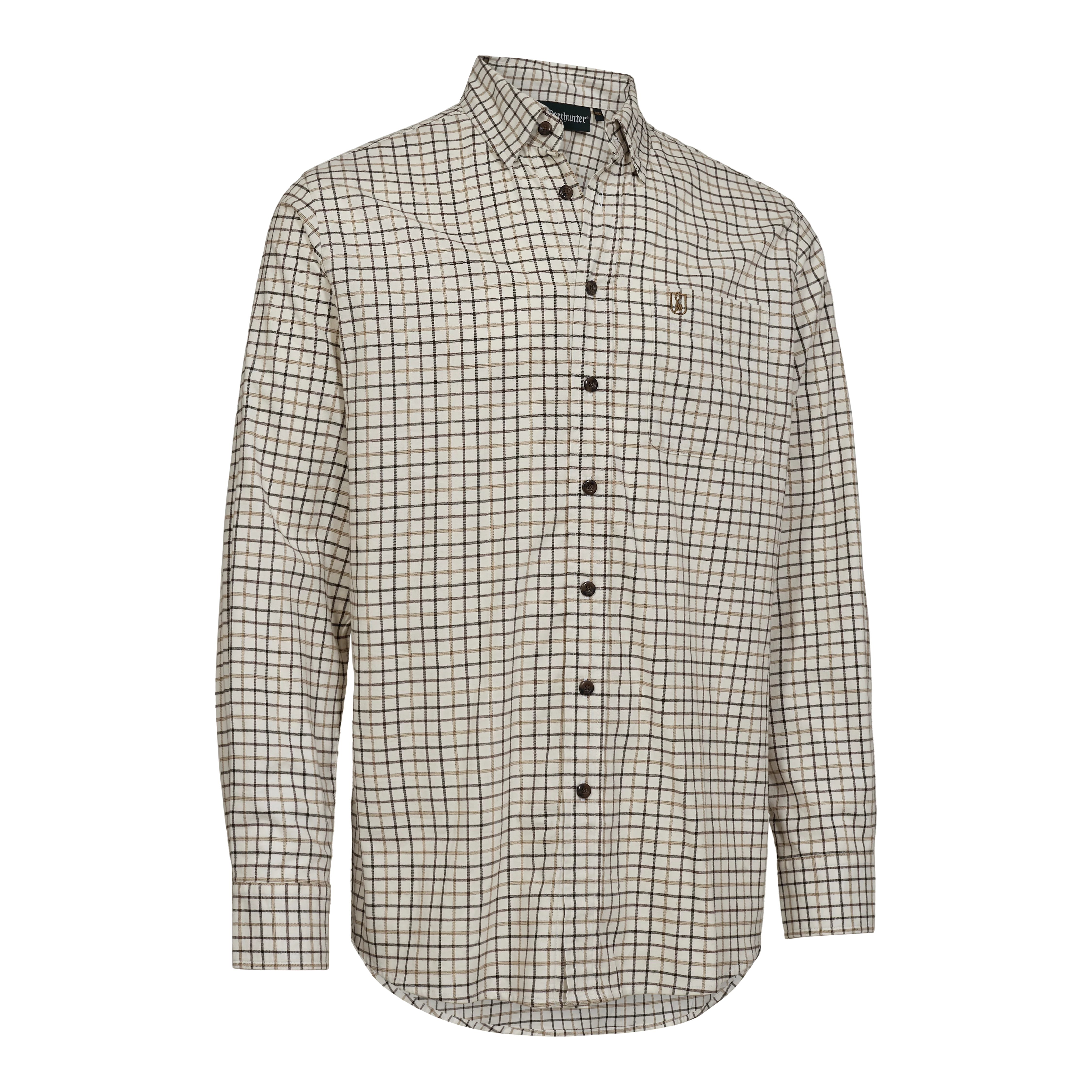 Gavin Hemd - Beige Check