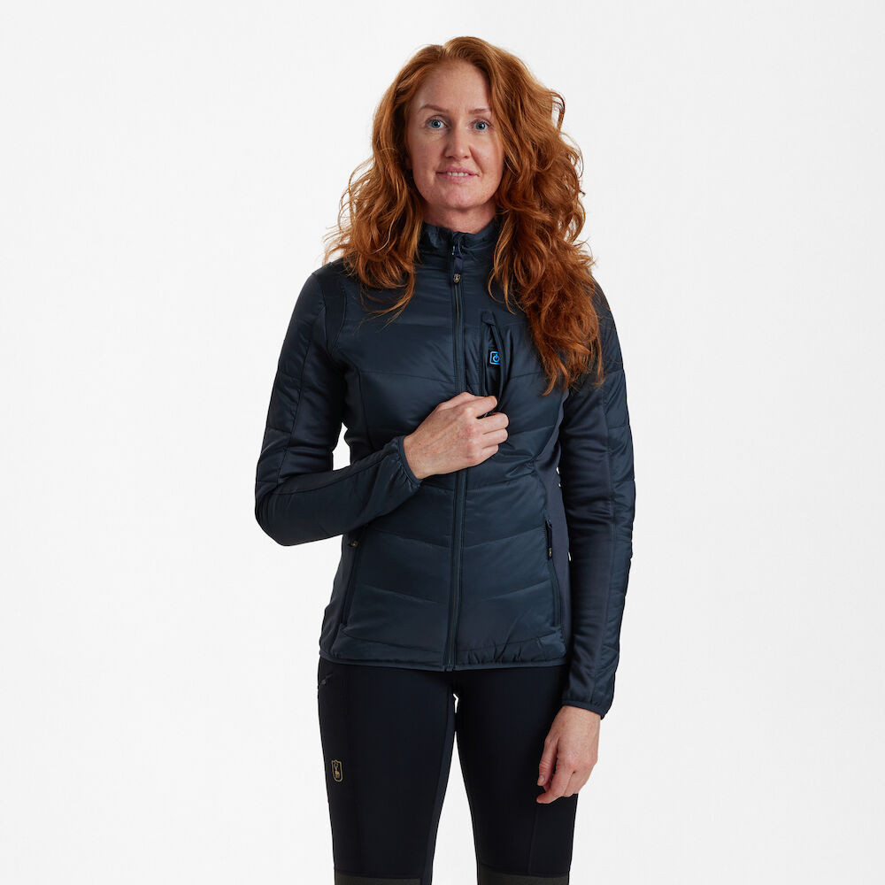  Lady Heat wattierte Jacke - Dark Blue
