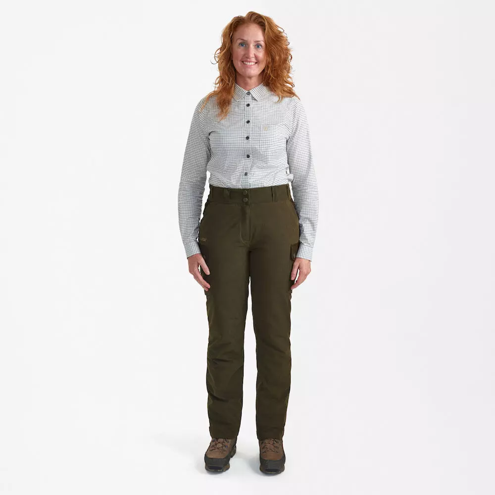 Lady Eagle Hose - Tarmac Green