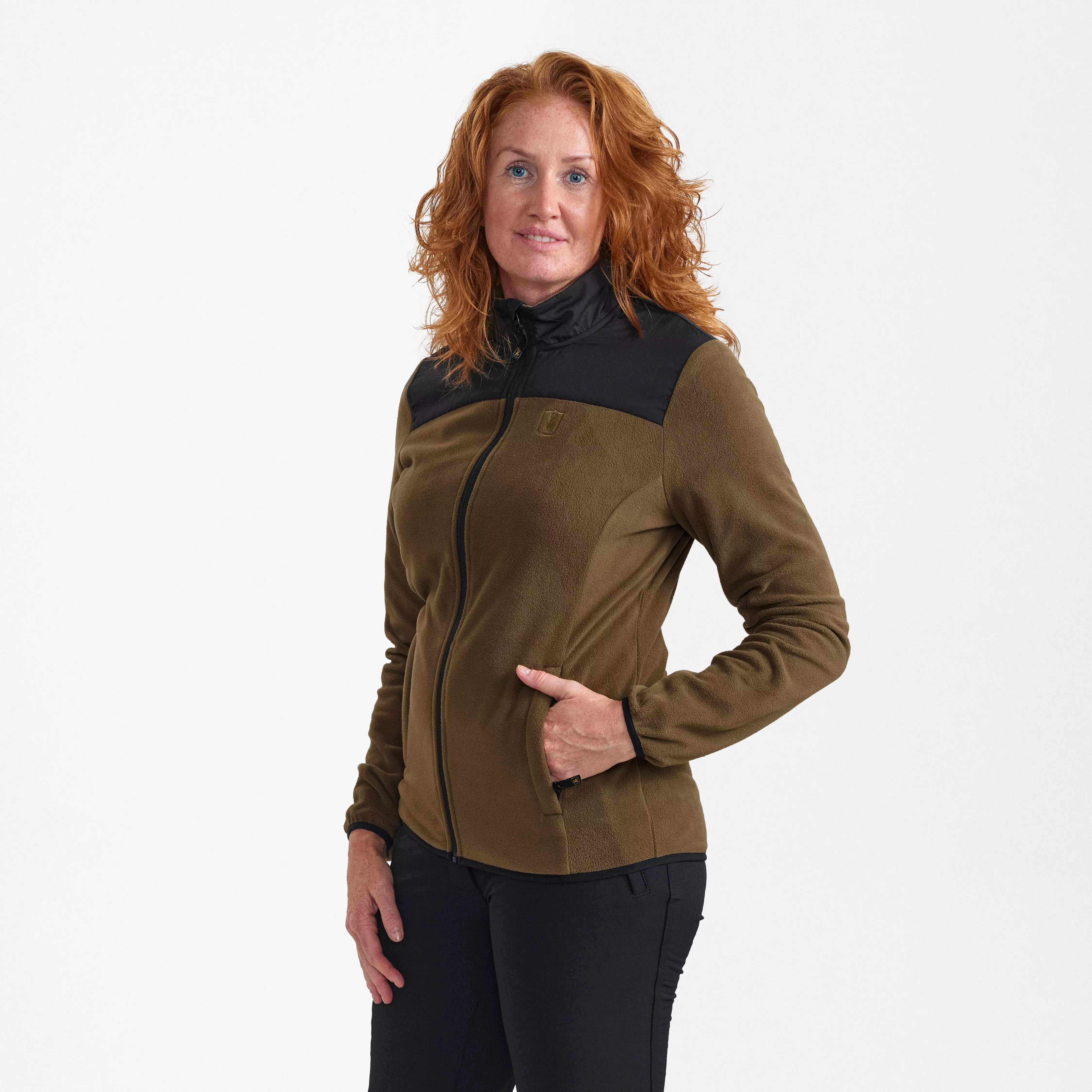 Lady Northward Fleecejacke - Hickory