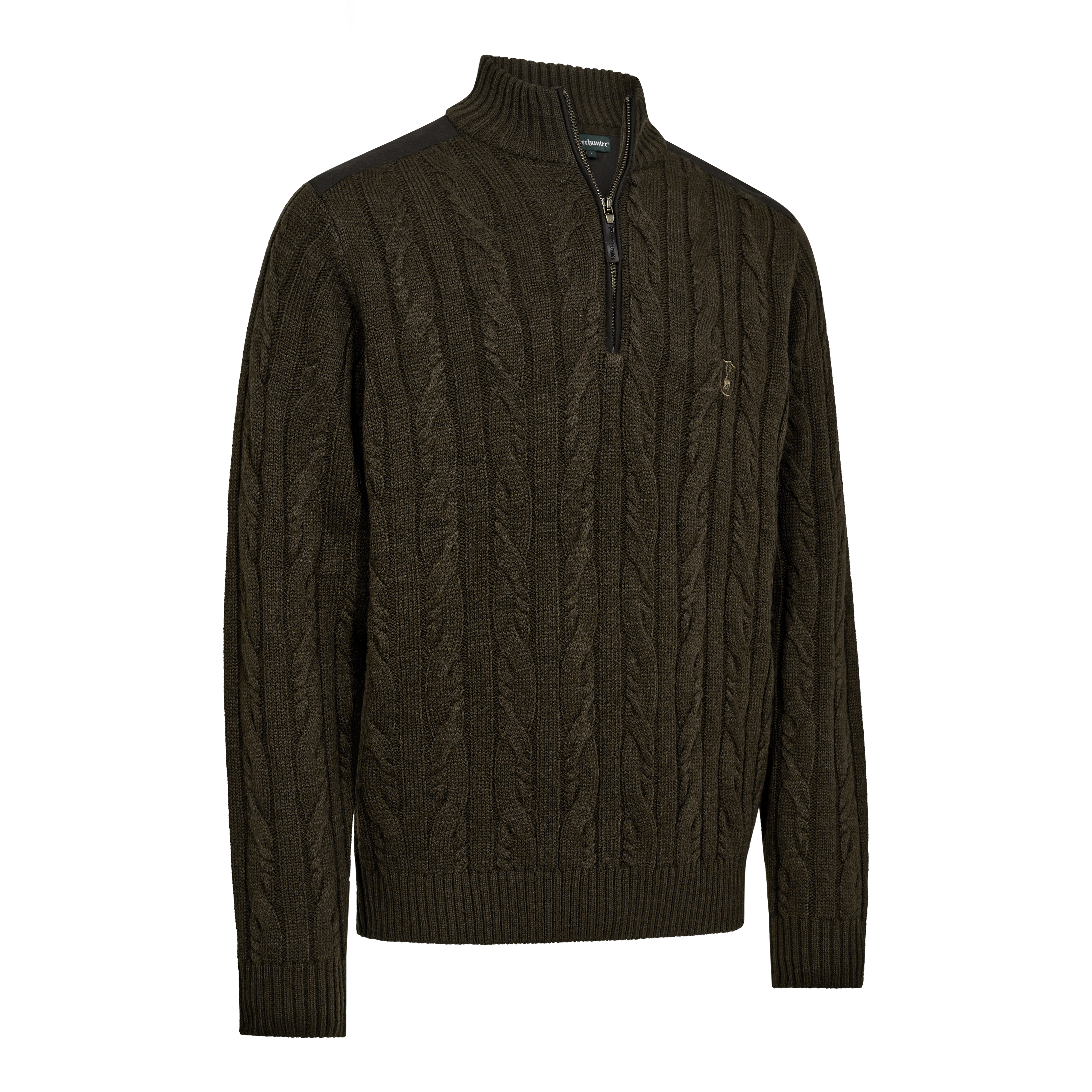 Randall 1/2-Zip Strickpullover - Art Green