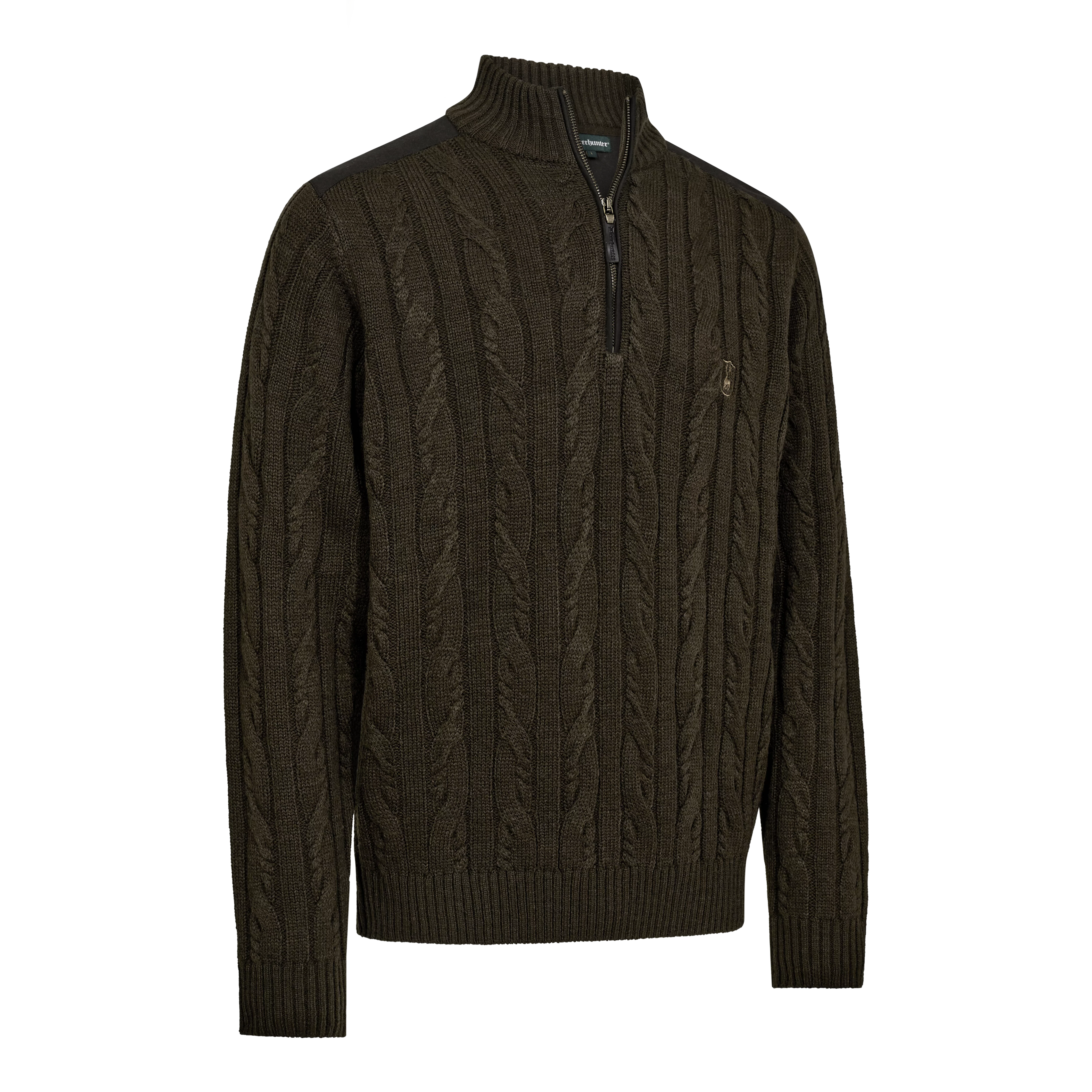 Randall 1/2-Zip Strickpullover - Art Green