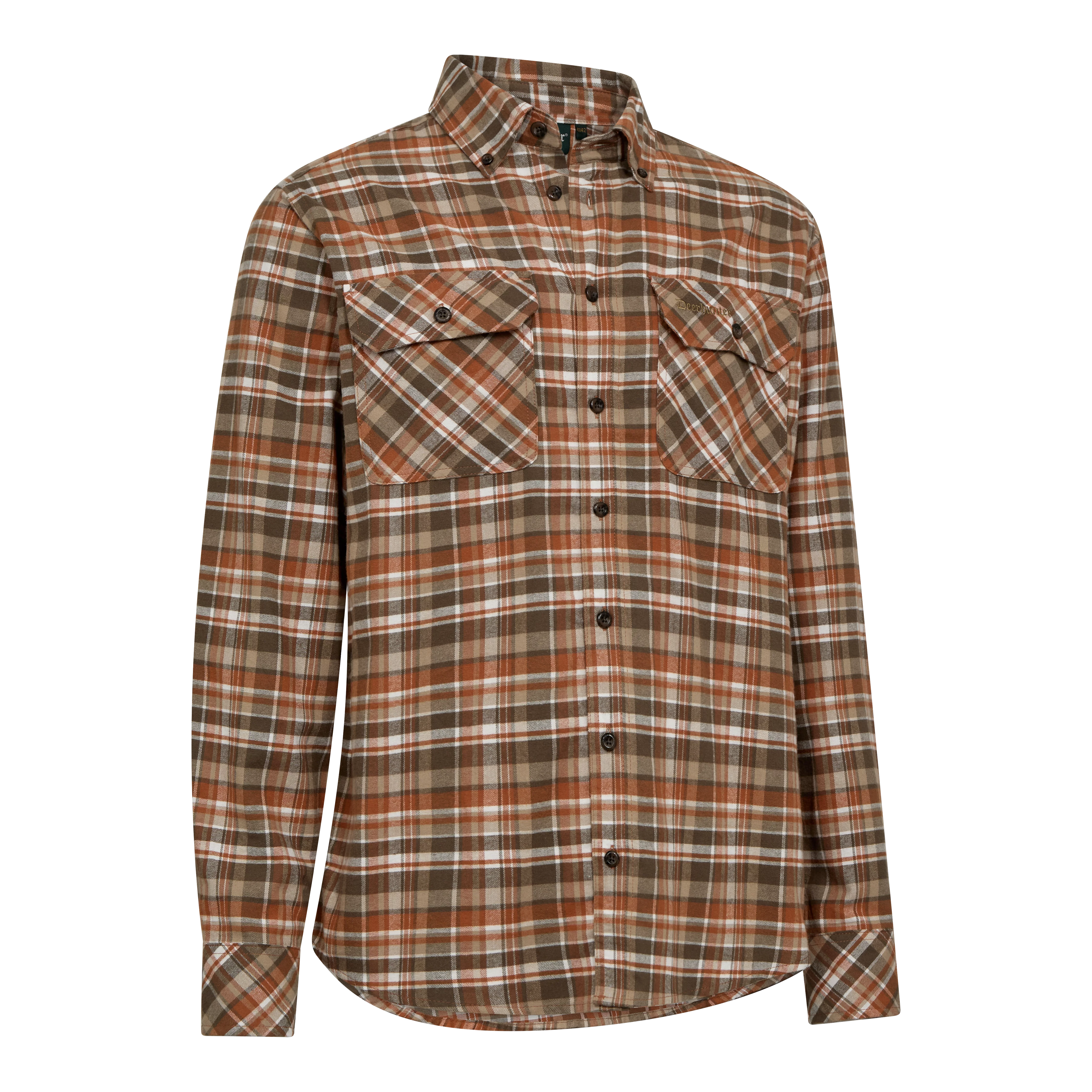 Andrew Hemd - Orange Check