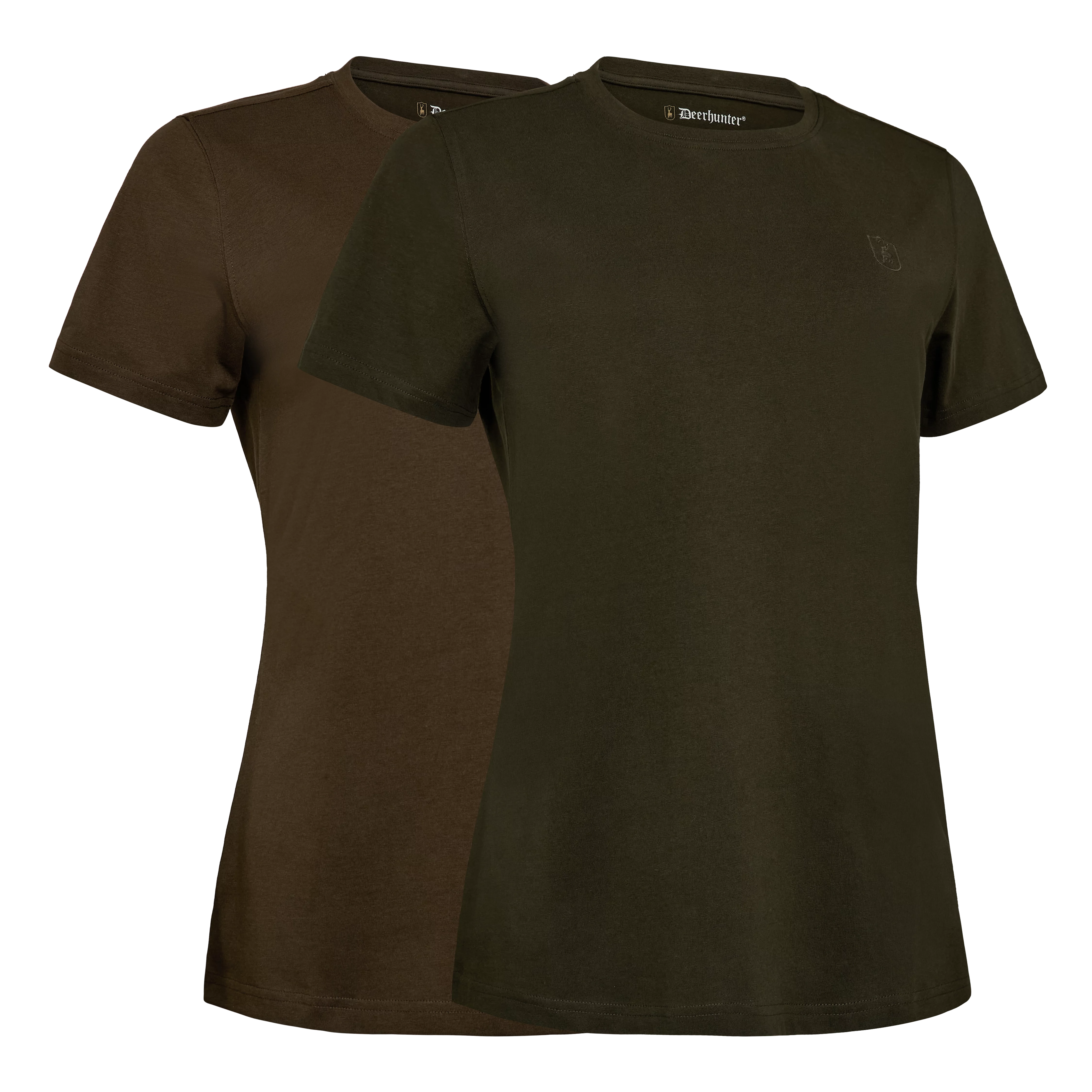 Lady 2er-Pack T-Shirts - Fallen leaf / Timber