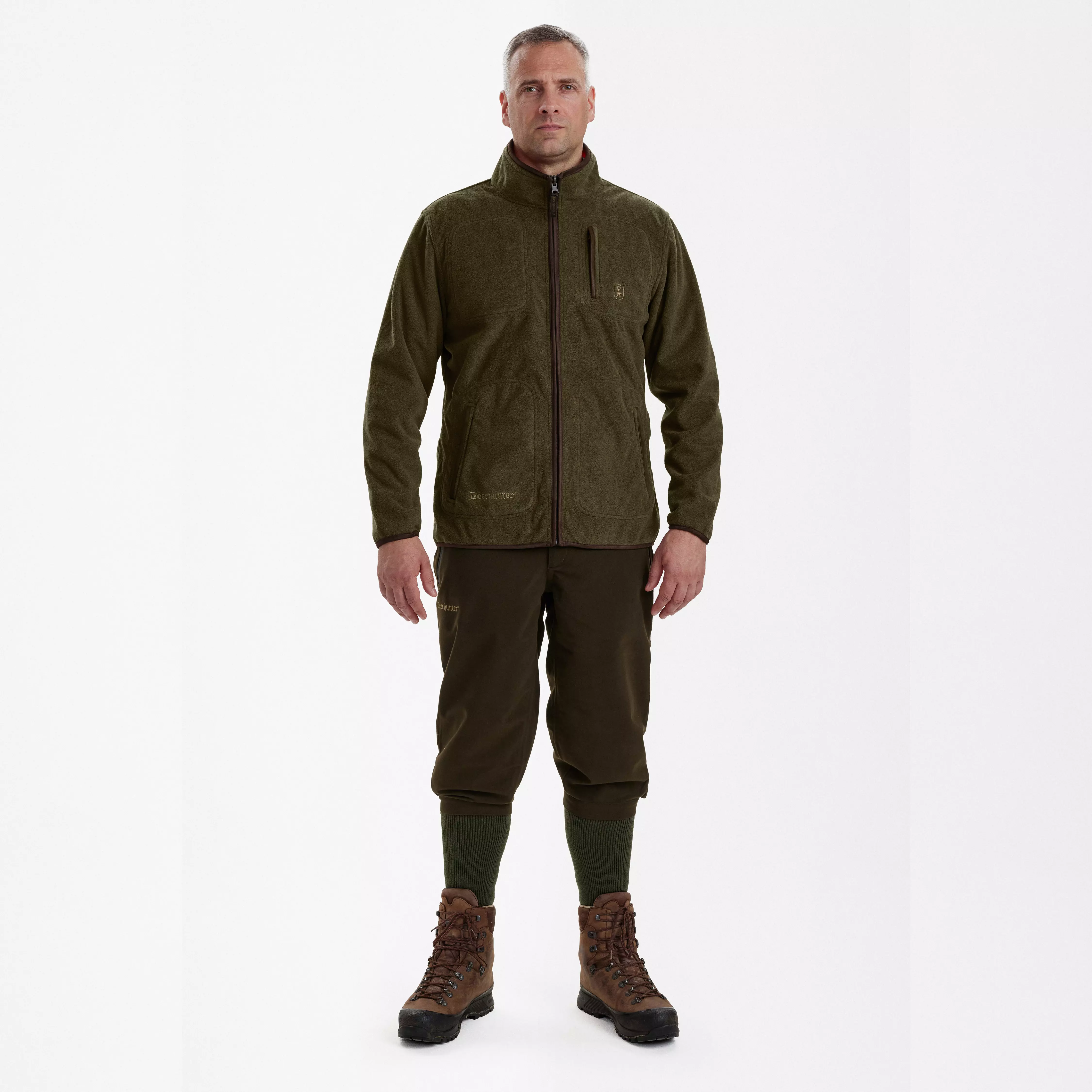 Gamekeeper Bonded Fleecejacke - Wendbar - Orange Gamekeeper Bonded Fleecejacke - Wendbar - Orange