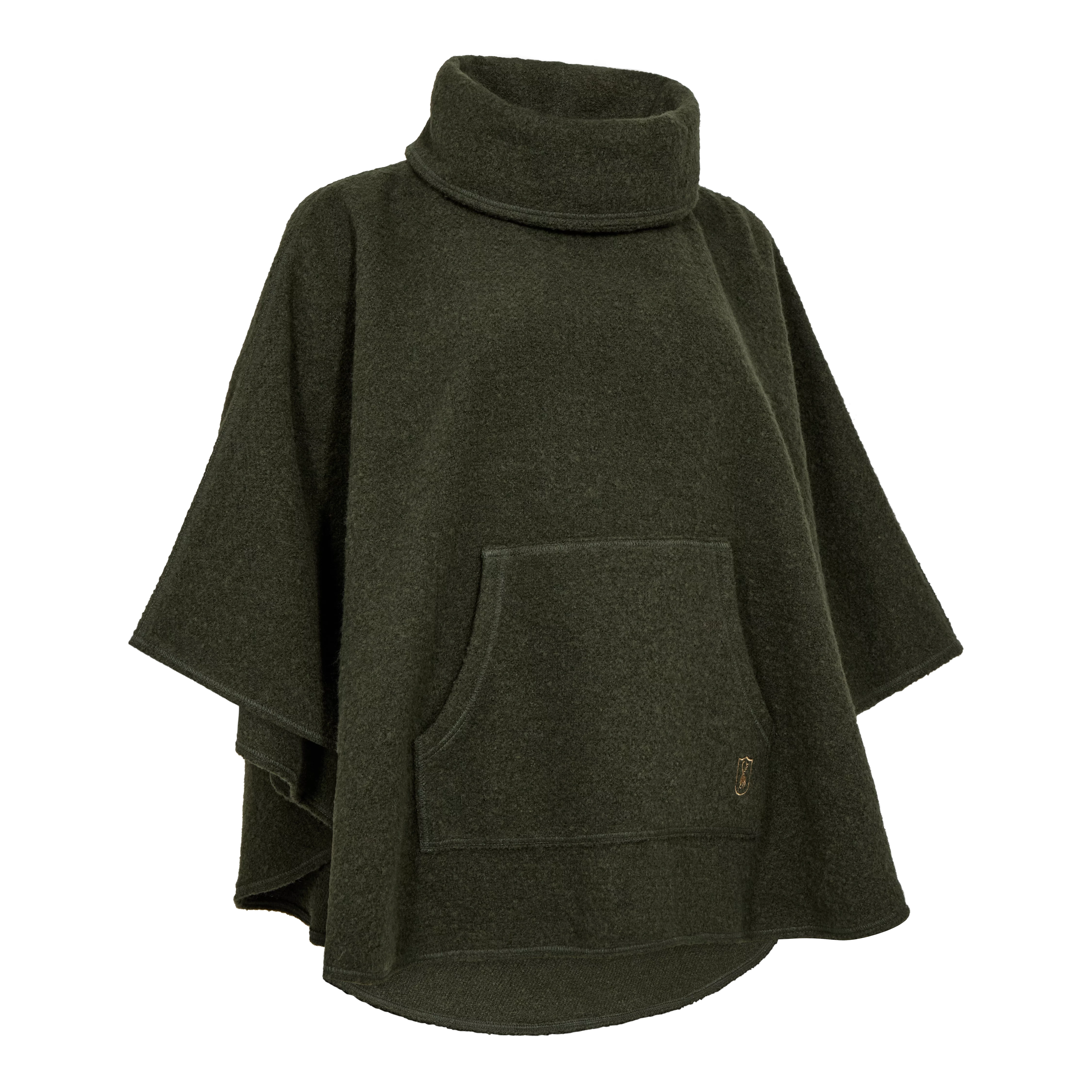 Lady Wilder Poncho - Loden Wood