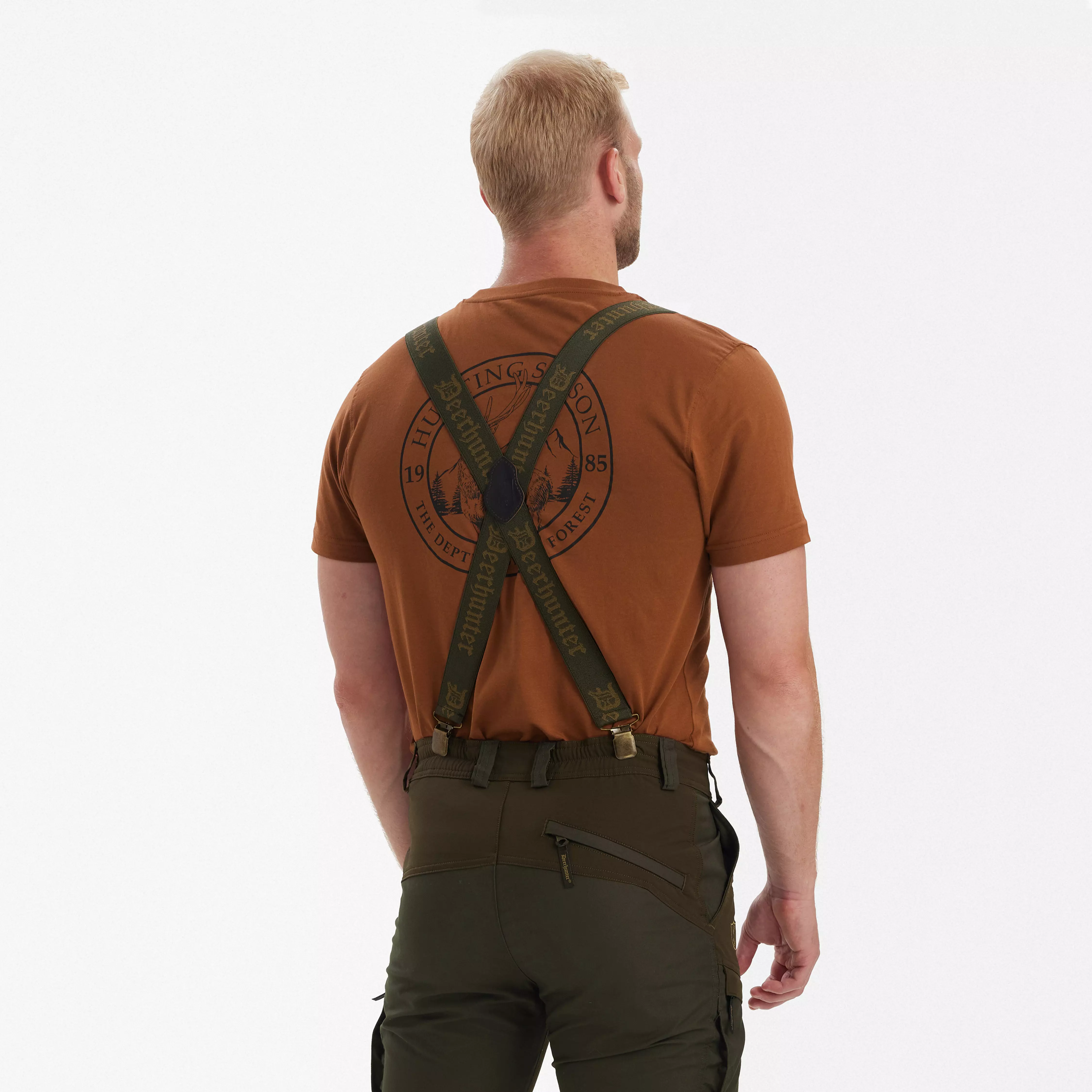 Logo Hosenträger mit Clipse - Art Green Logo Hosenträger mit Clipse - Art Green