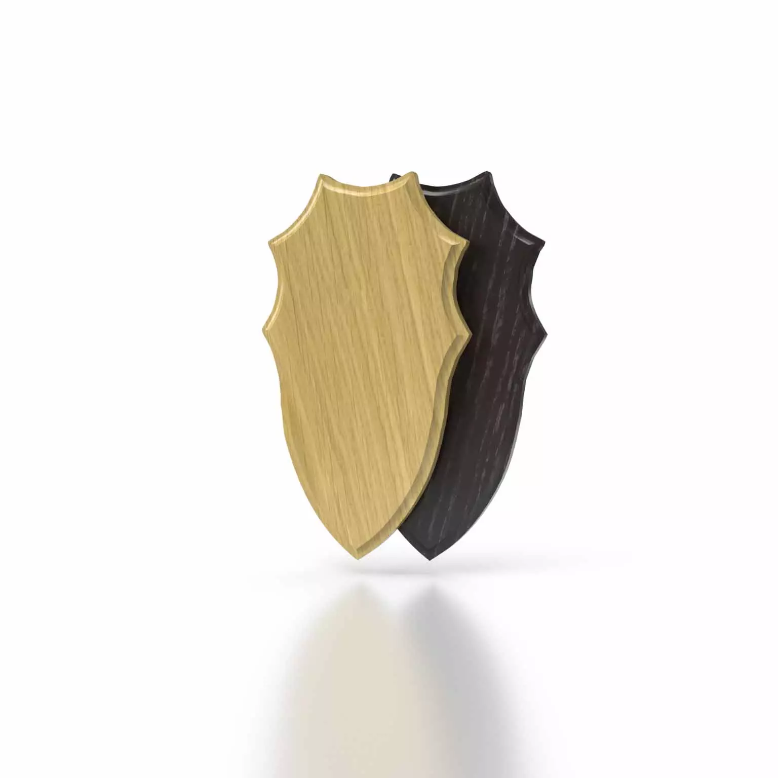 Rehbockbrett Eiche 6 - 20x12 cm Dunkel 