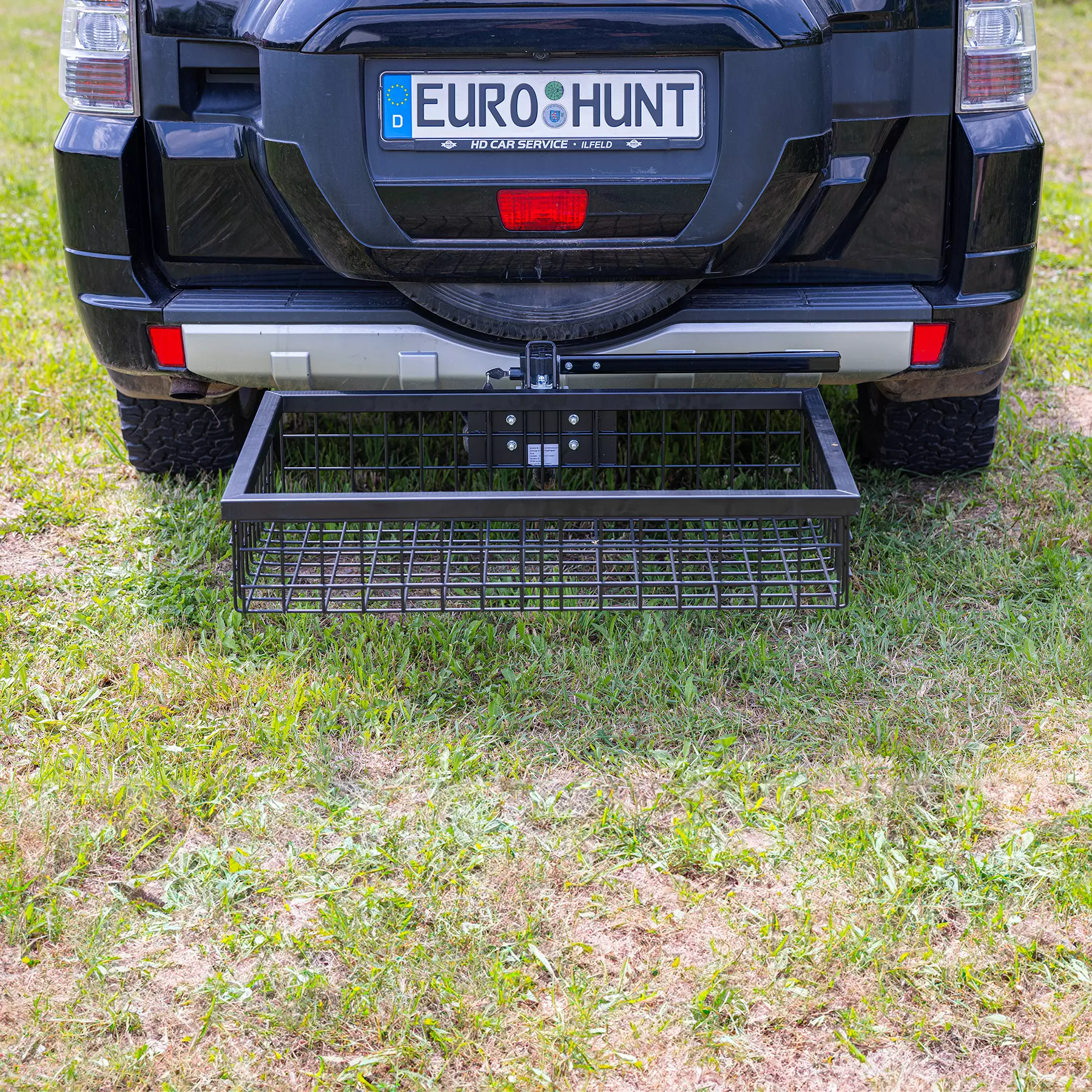 Heckträger 890x580x180 beschichtet Schwarz Matt