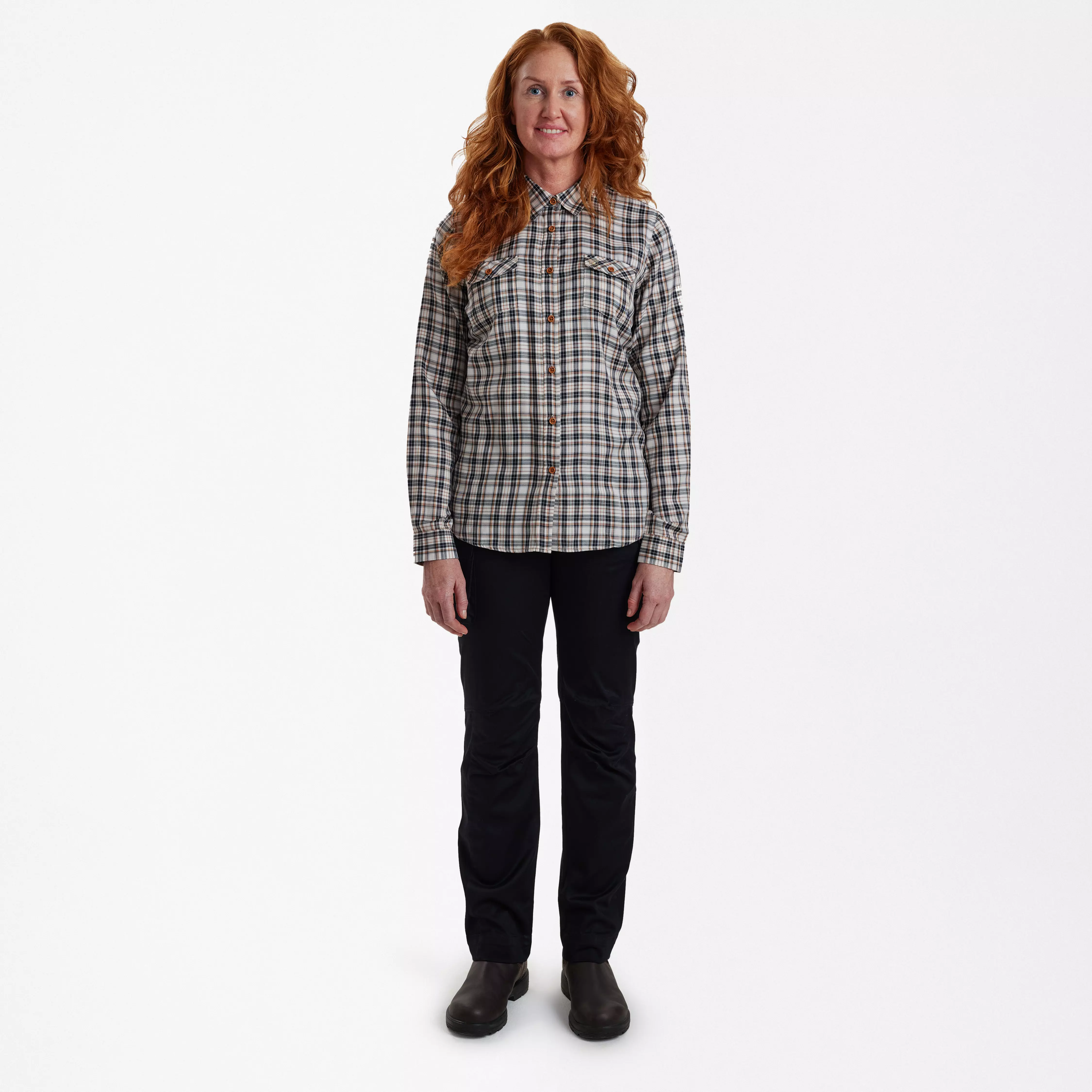 Lady Julia Hemd - Blue Check