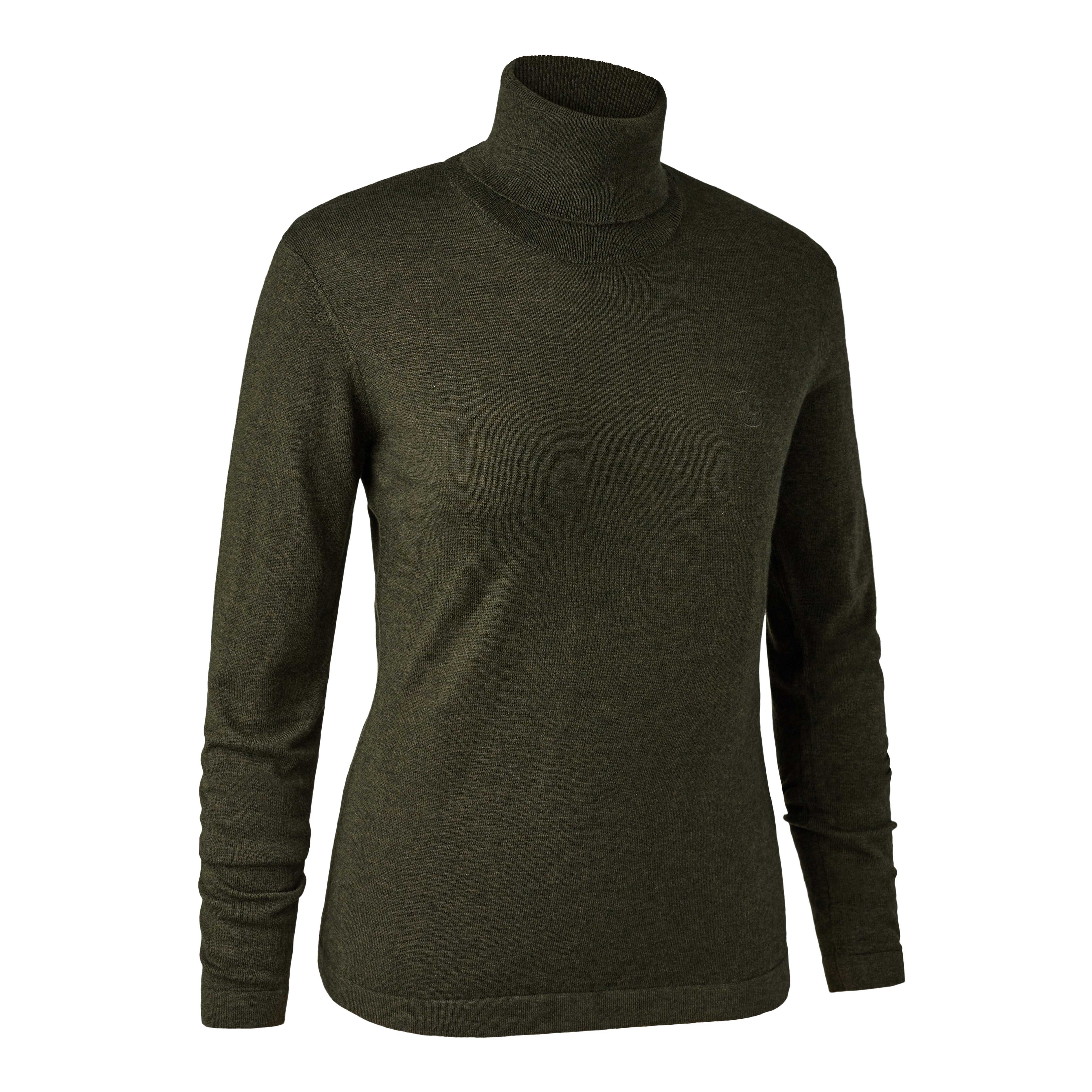 Lady Darlington Rollkragen - Green Melange