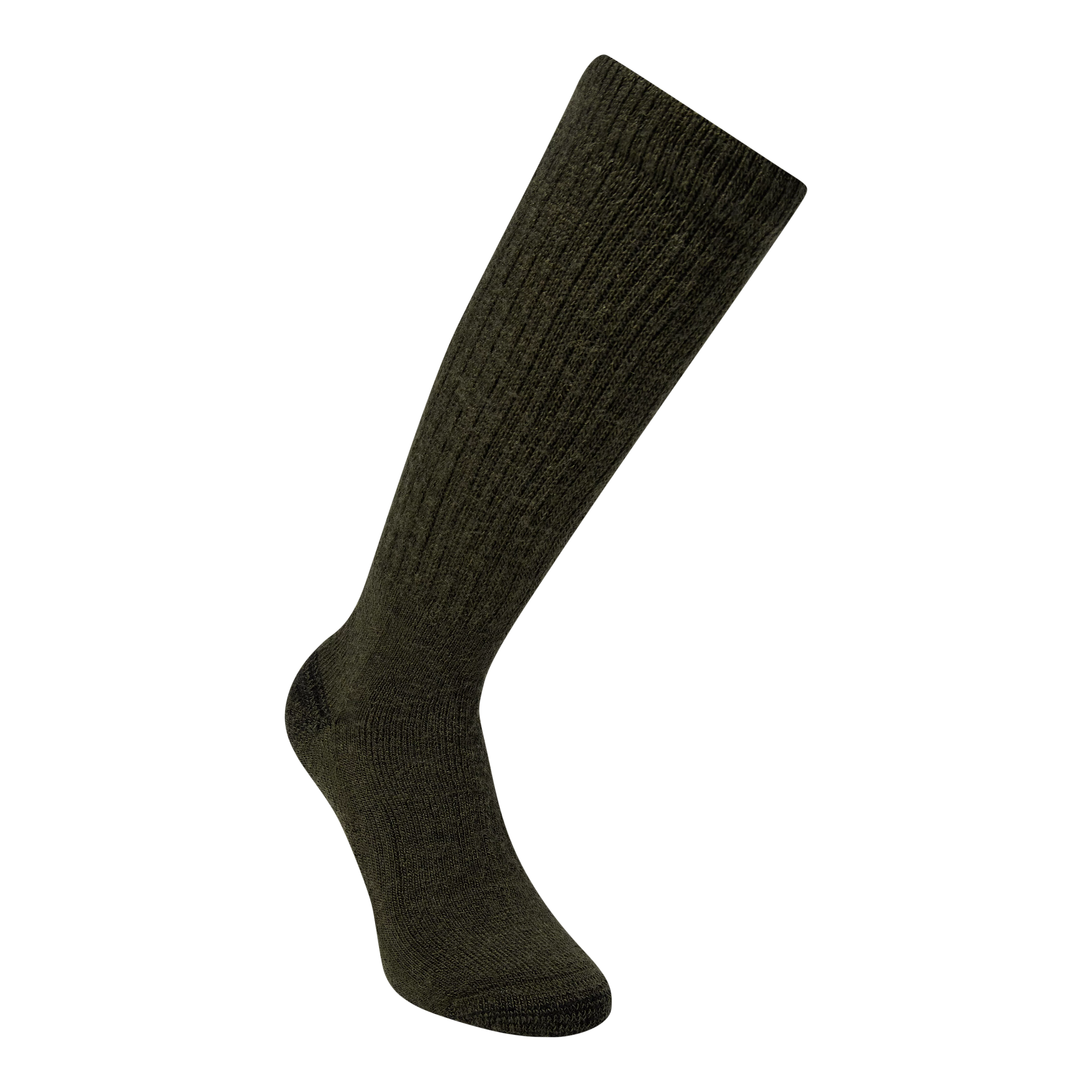 Woll-Seiden-Socken - Forest Green