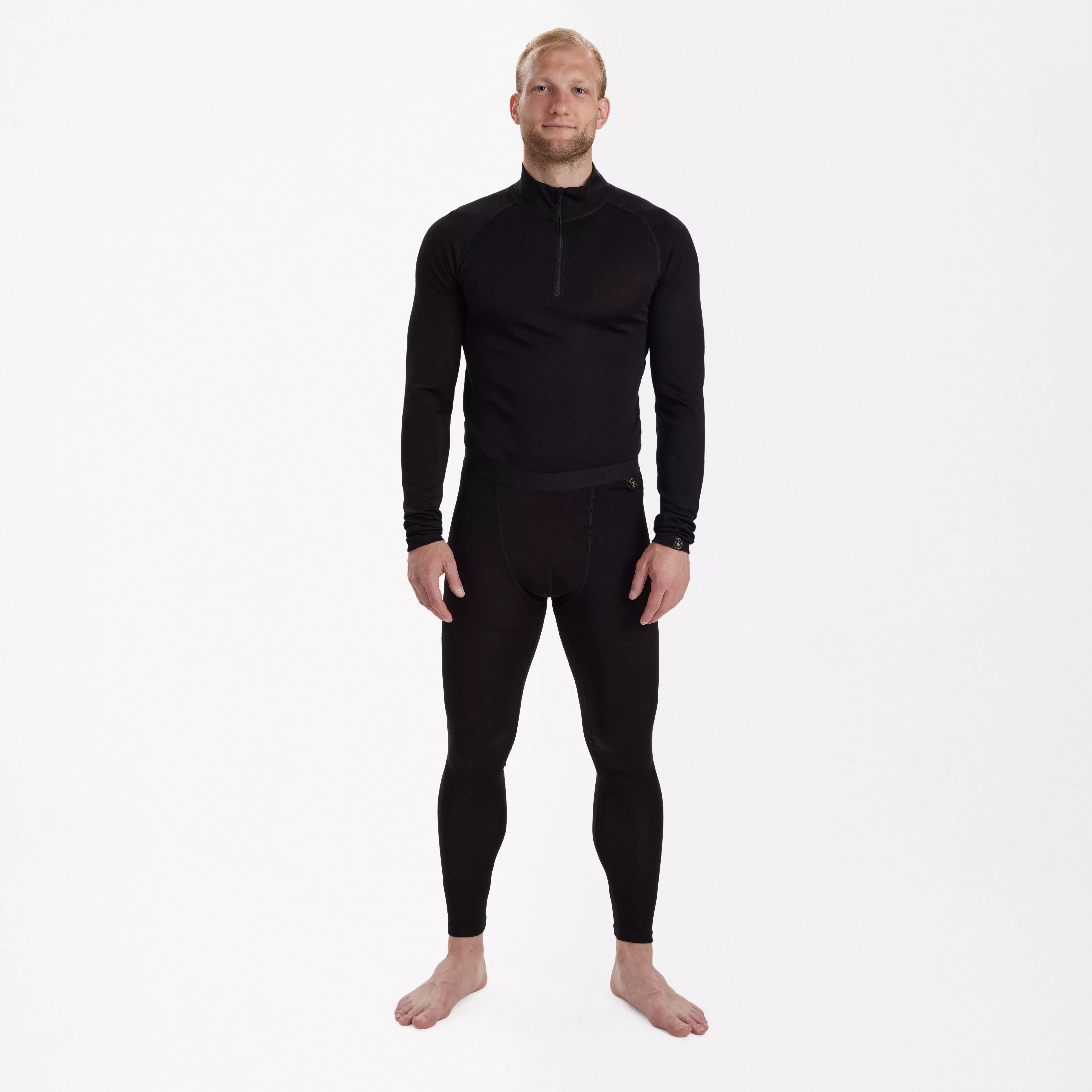 Quinn lange Merino-Unterhose - Black Oak