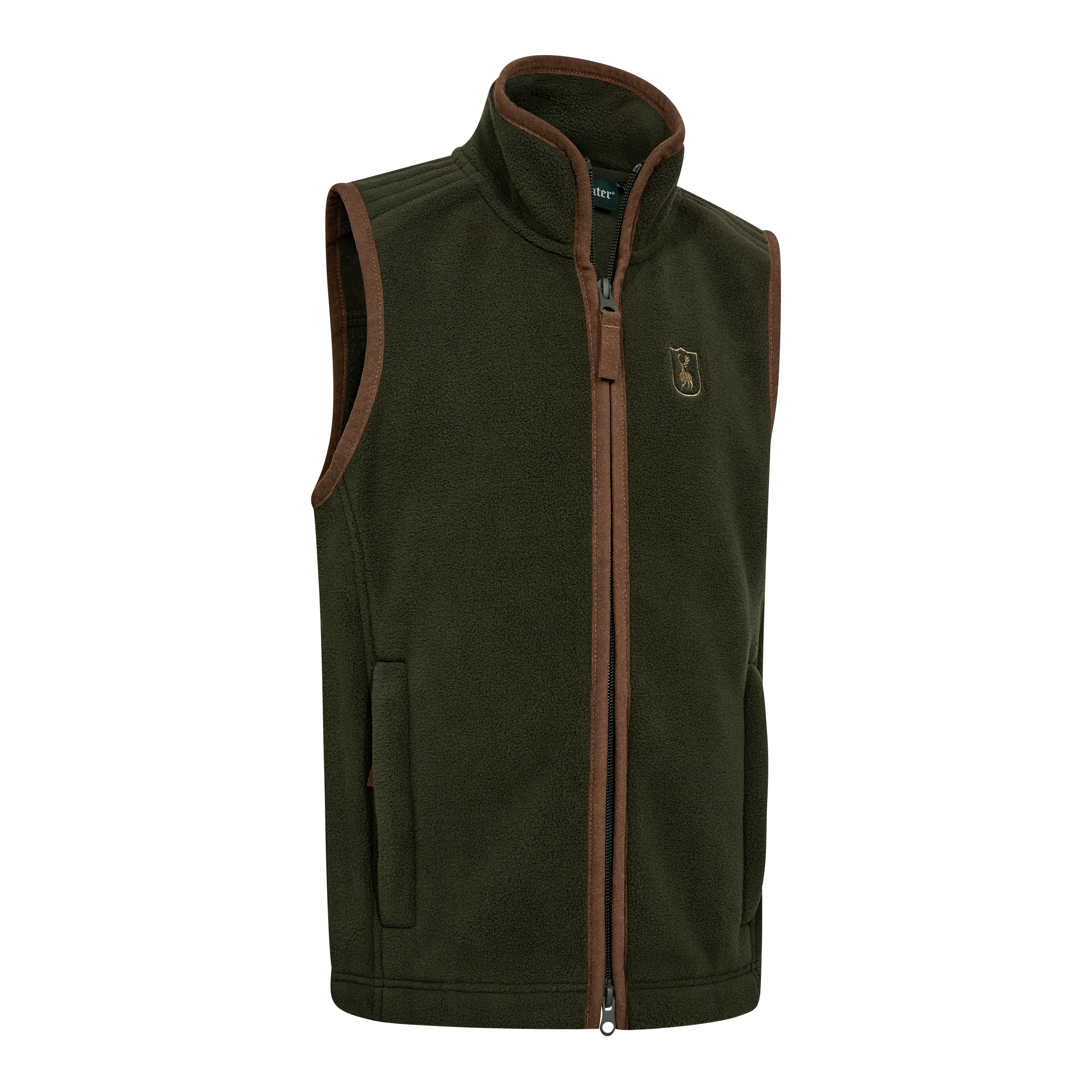 Youth Cumbria Fleece Weste - Forest Ember