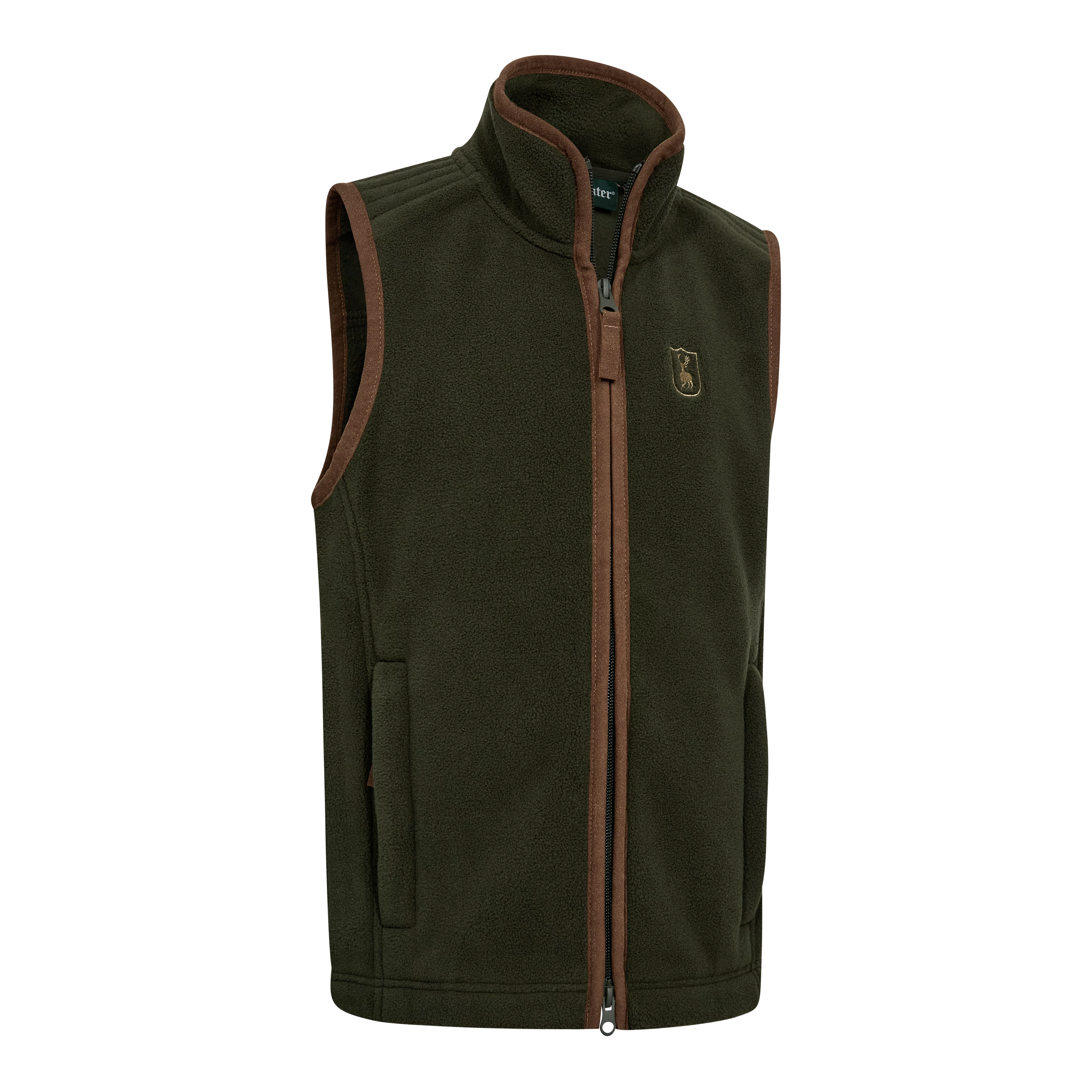 Youth Cumbria Fleece Weste - Forest Ember