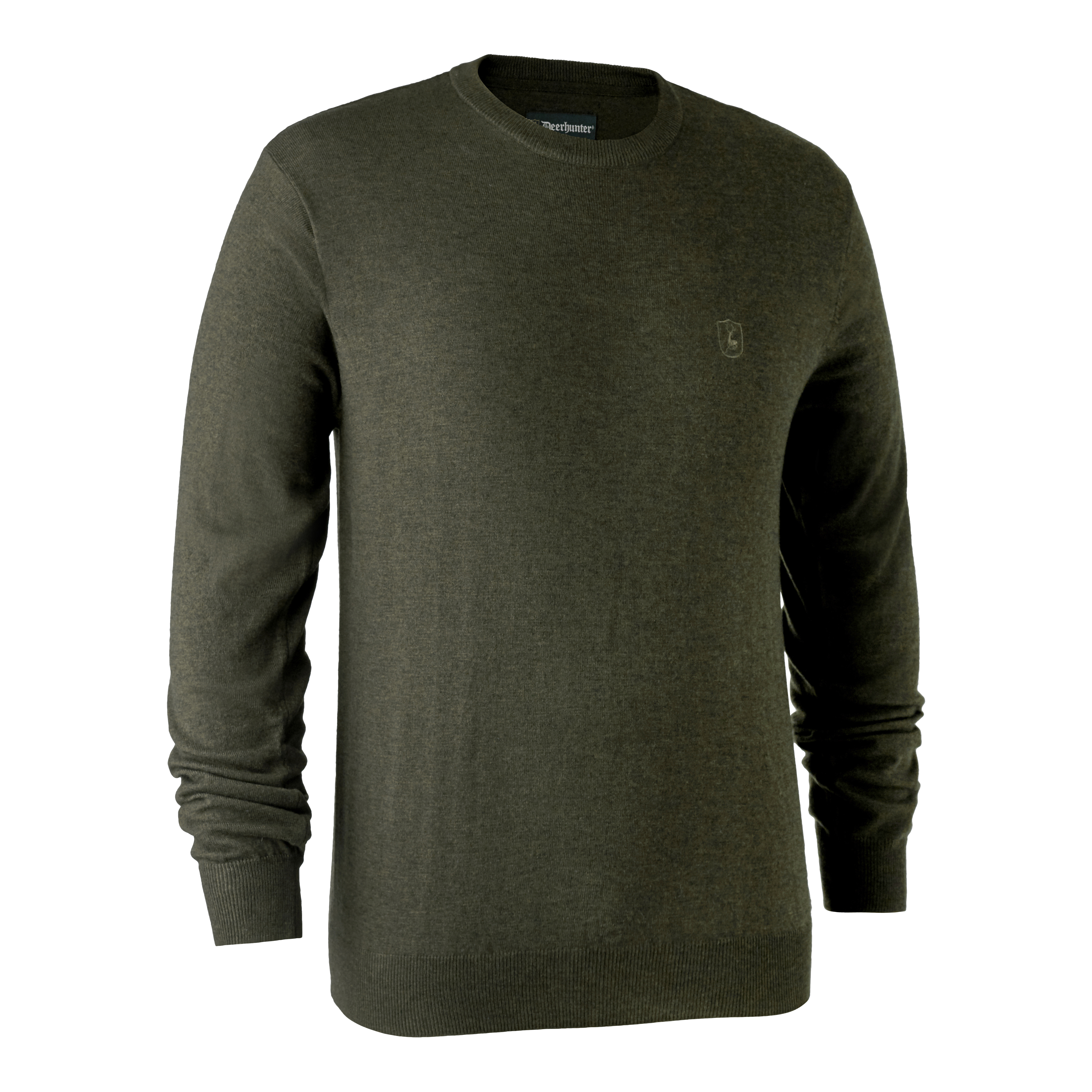 Kingston Pullover mit Rundhalsausschnitt - Green Melange