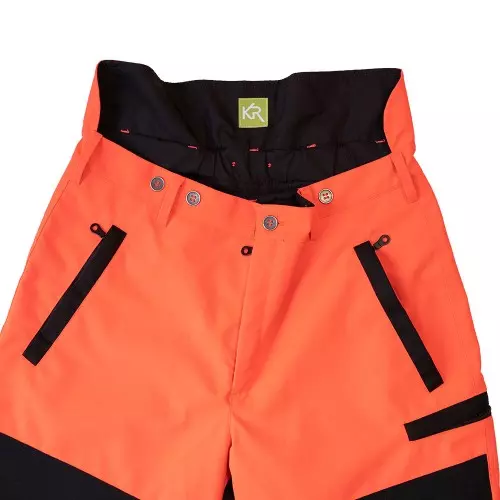 Kruedener Damen Keilerschutzhose Warnrot Kruedener Damen Keilerschutzhose Warnrot