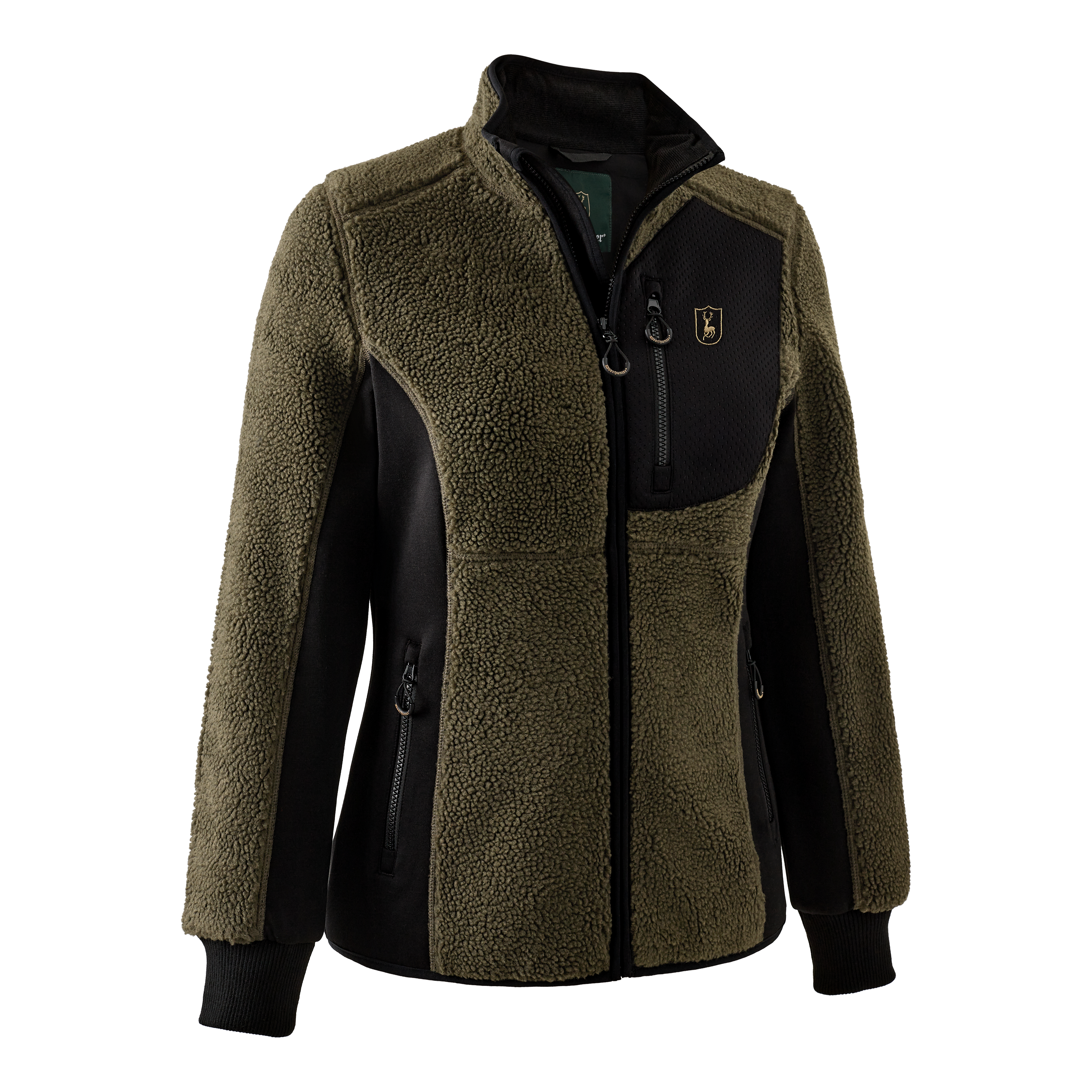 Lady Roja Faserpelzjacke - Adventure Green
