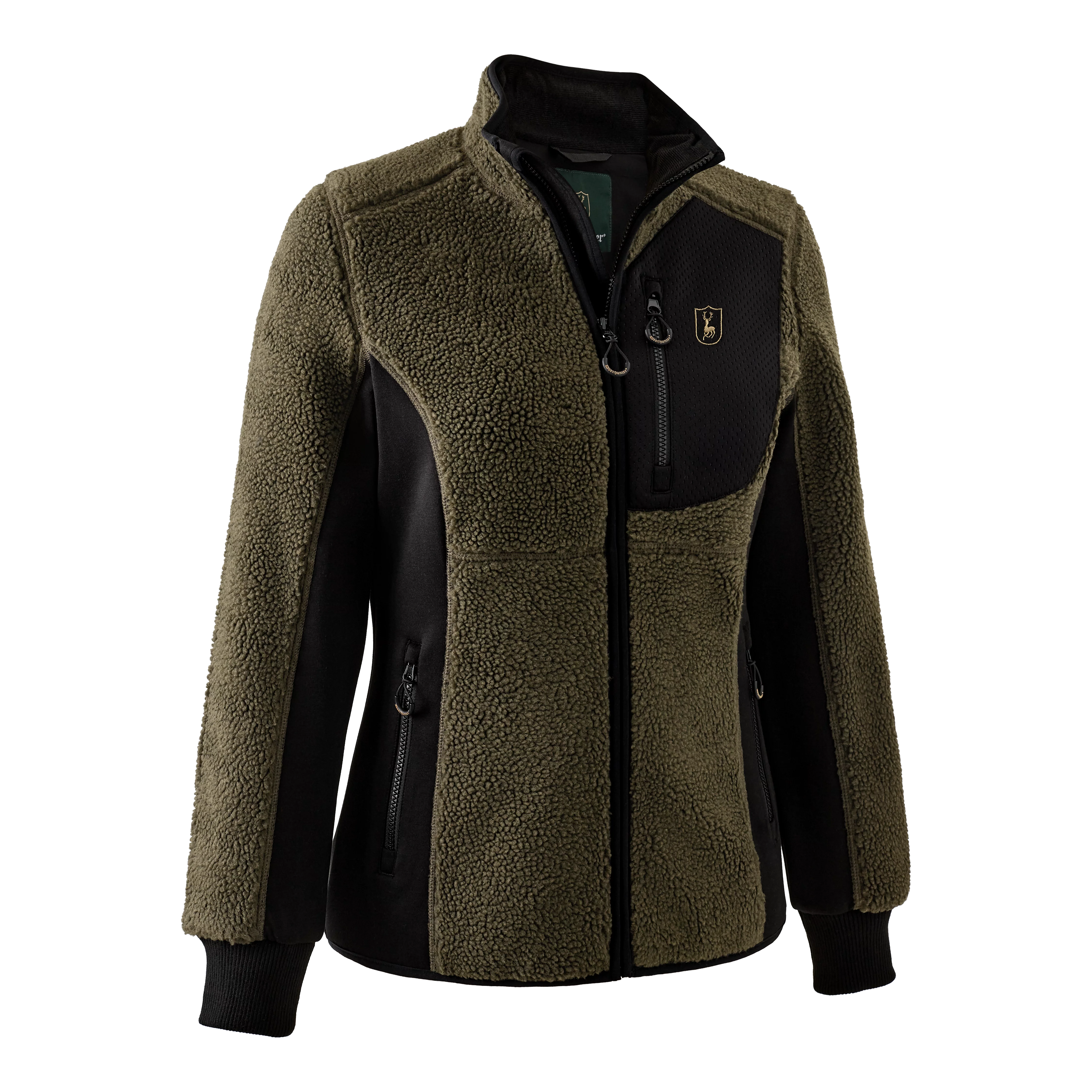 Lady Roja Faserpelzjacke - Adventure Green