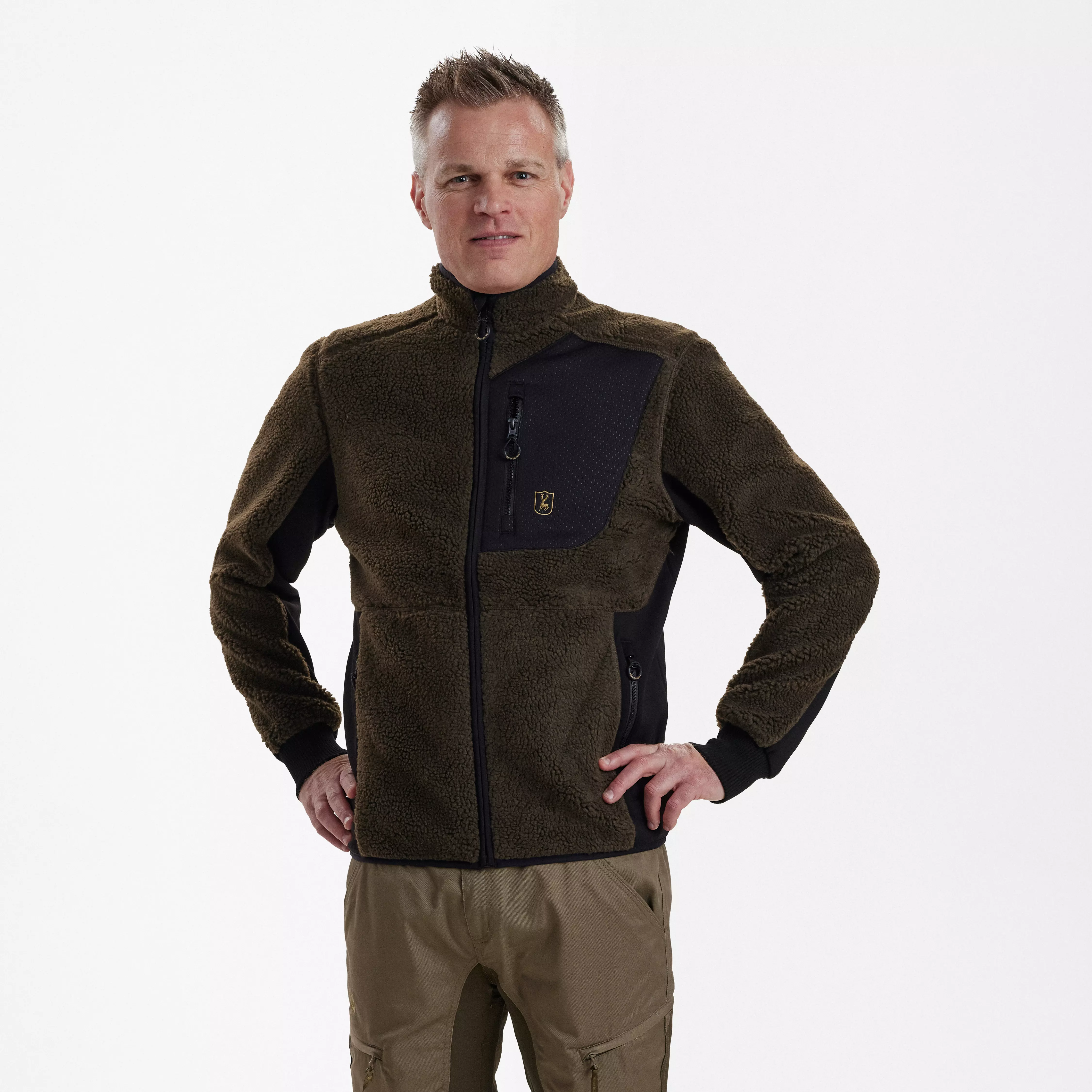 Rogaland Faserpelzjacke - Chocolate Brown