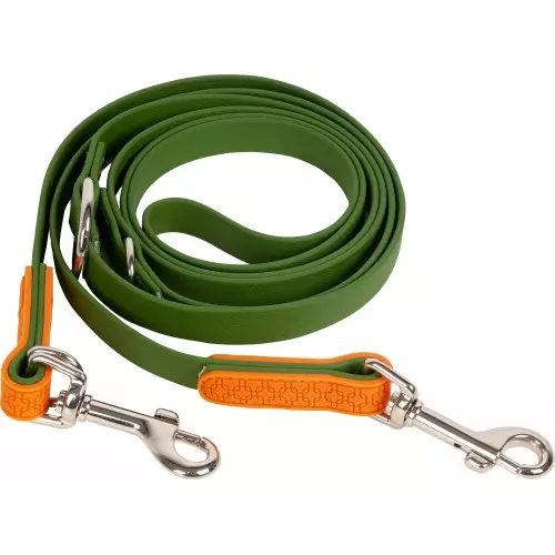 Führleine Oliv/Orange