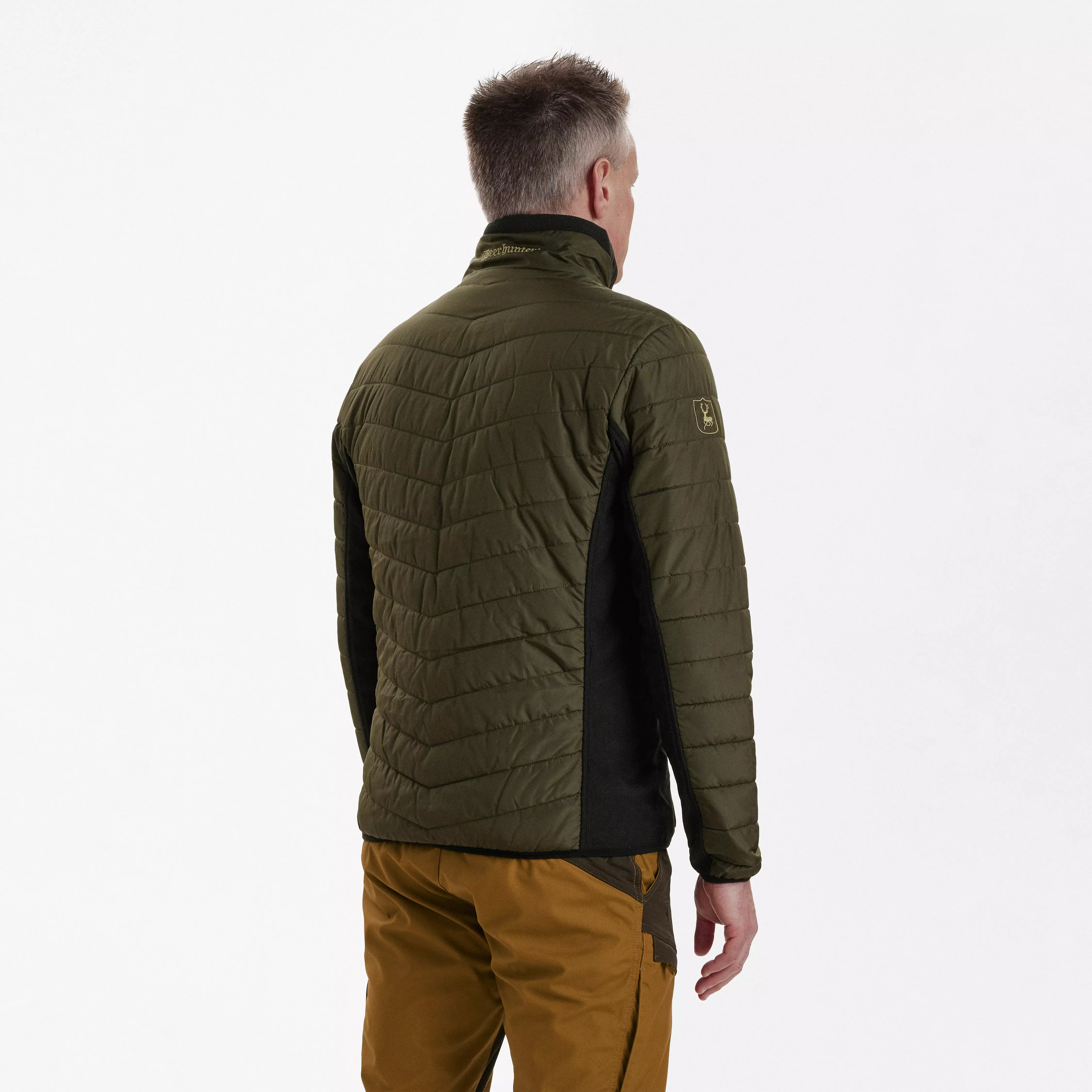 Moor Wattierte Jacke mit Softshell - Adventure Green Moor Wattierte Jacke mit Softshell - Adventure Green