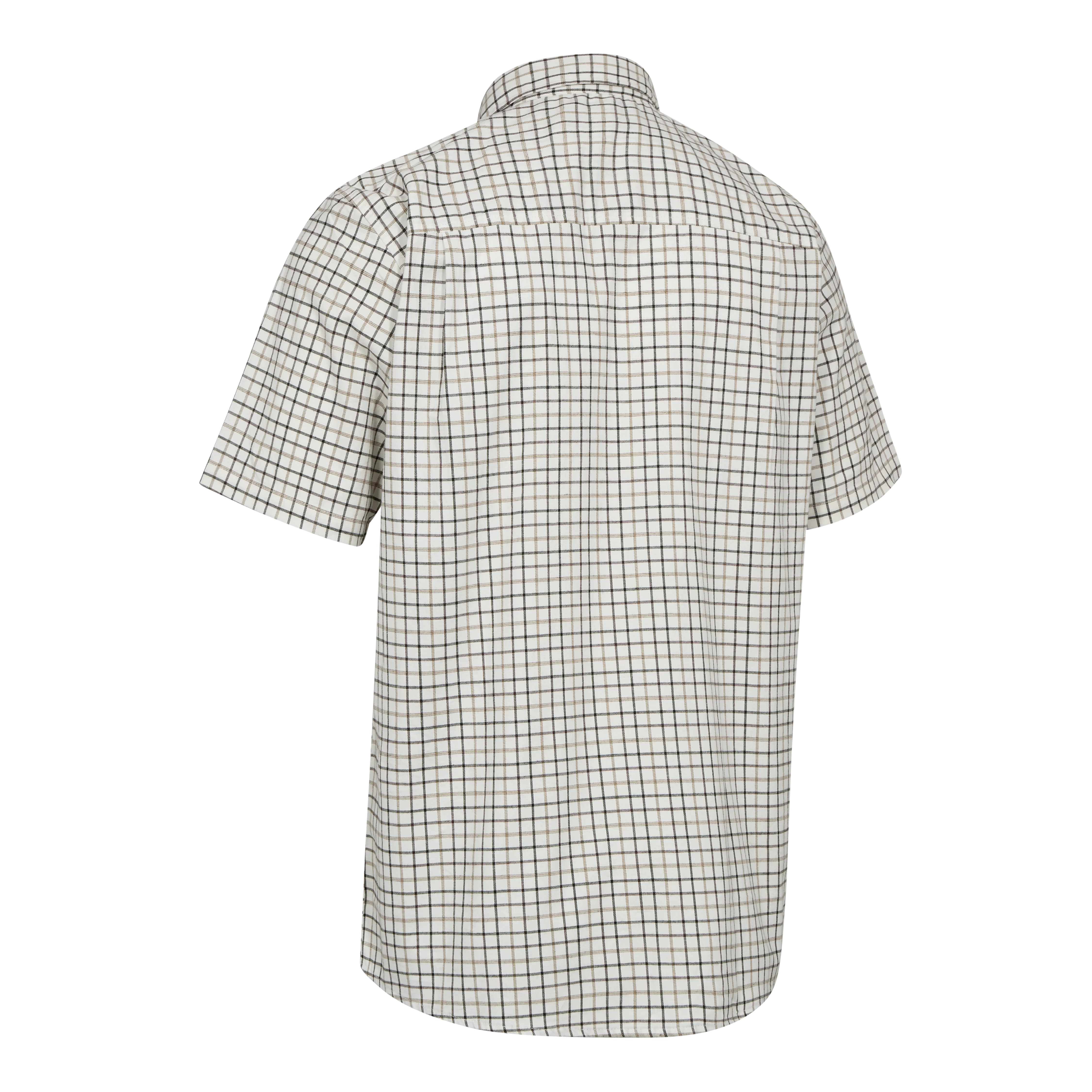 Gavin Kurzarmhemd - Beige Check