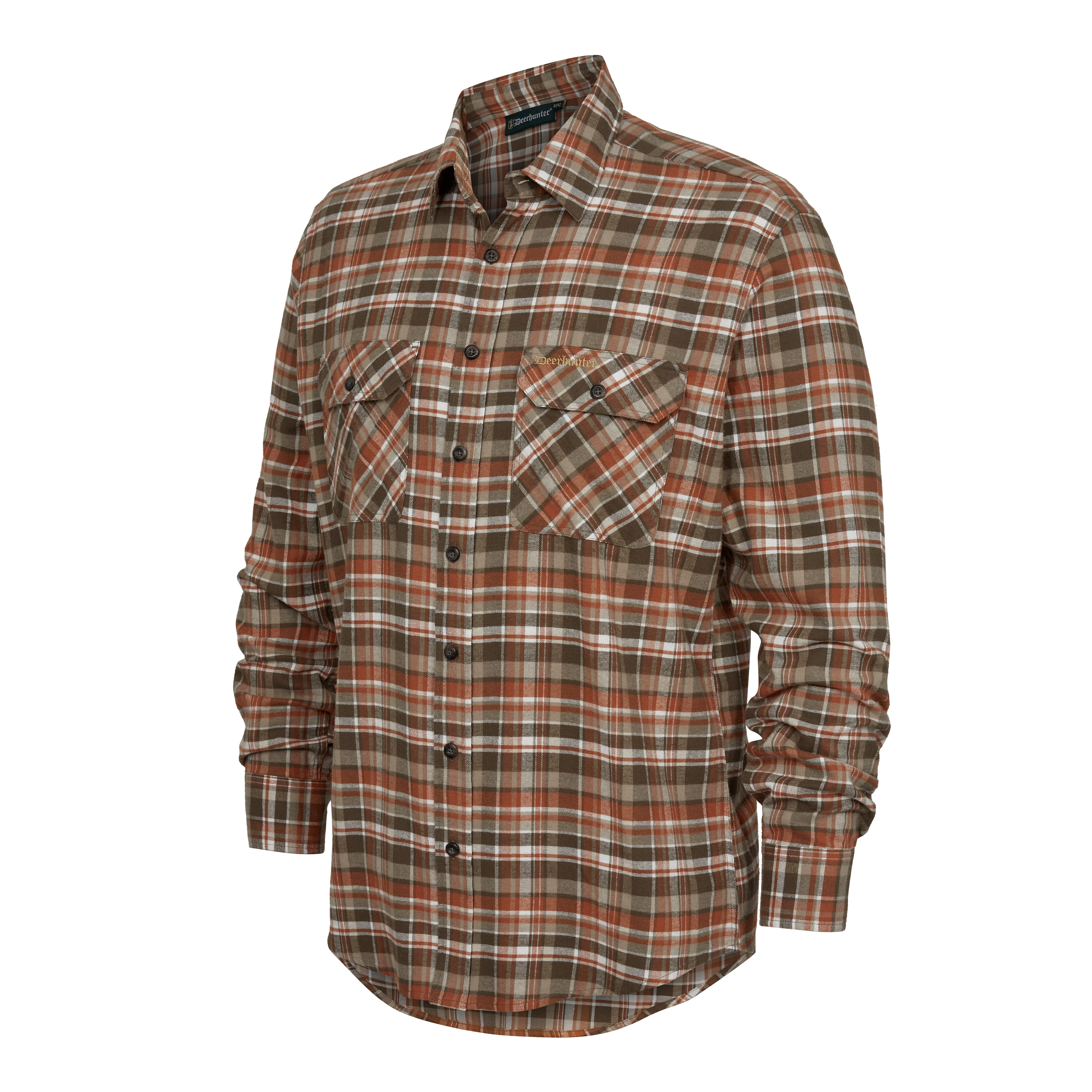 Andrew Hemd - Orange Check