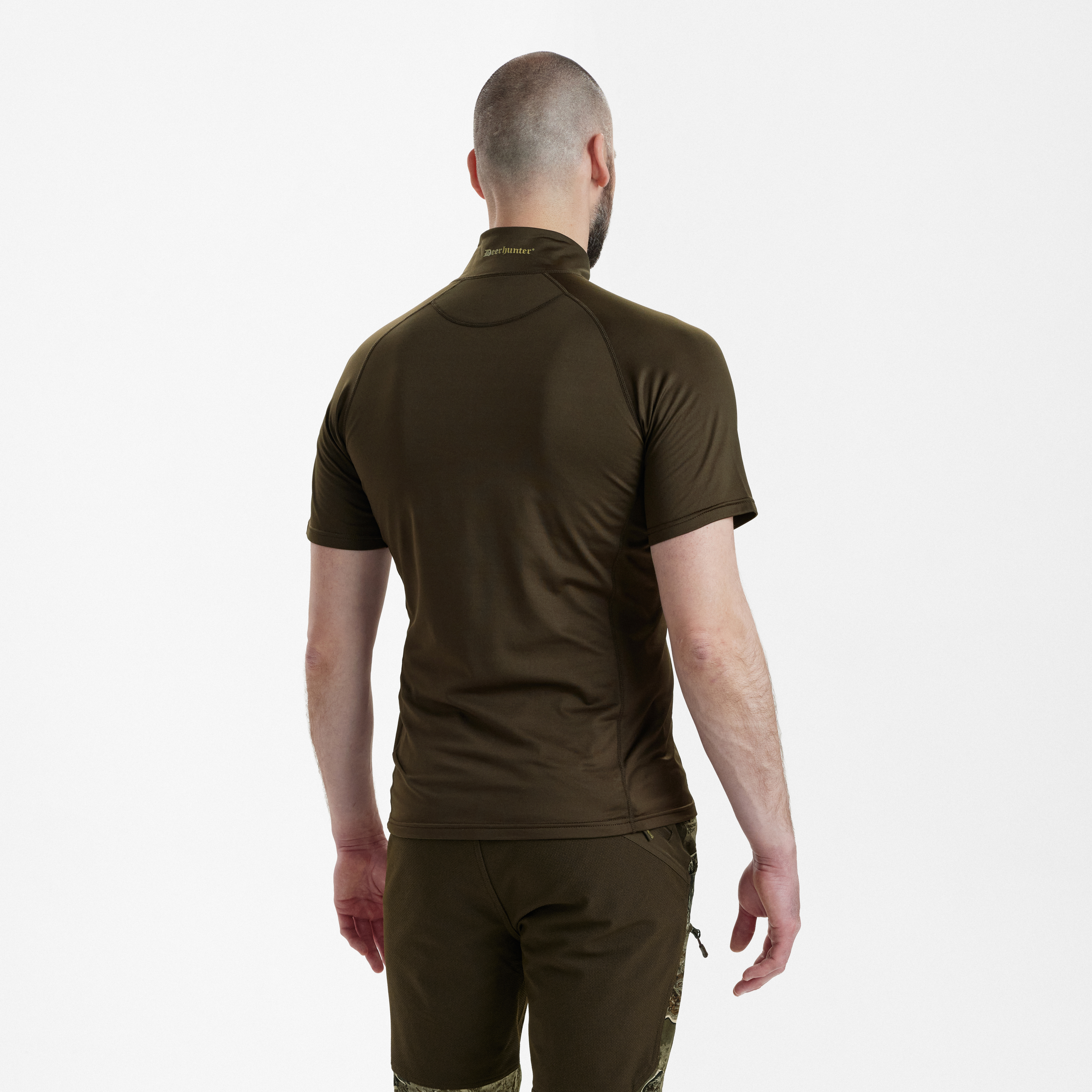 Excape Insulated T-Shirt mit RV-Kragen - Art Green