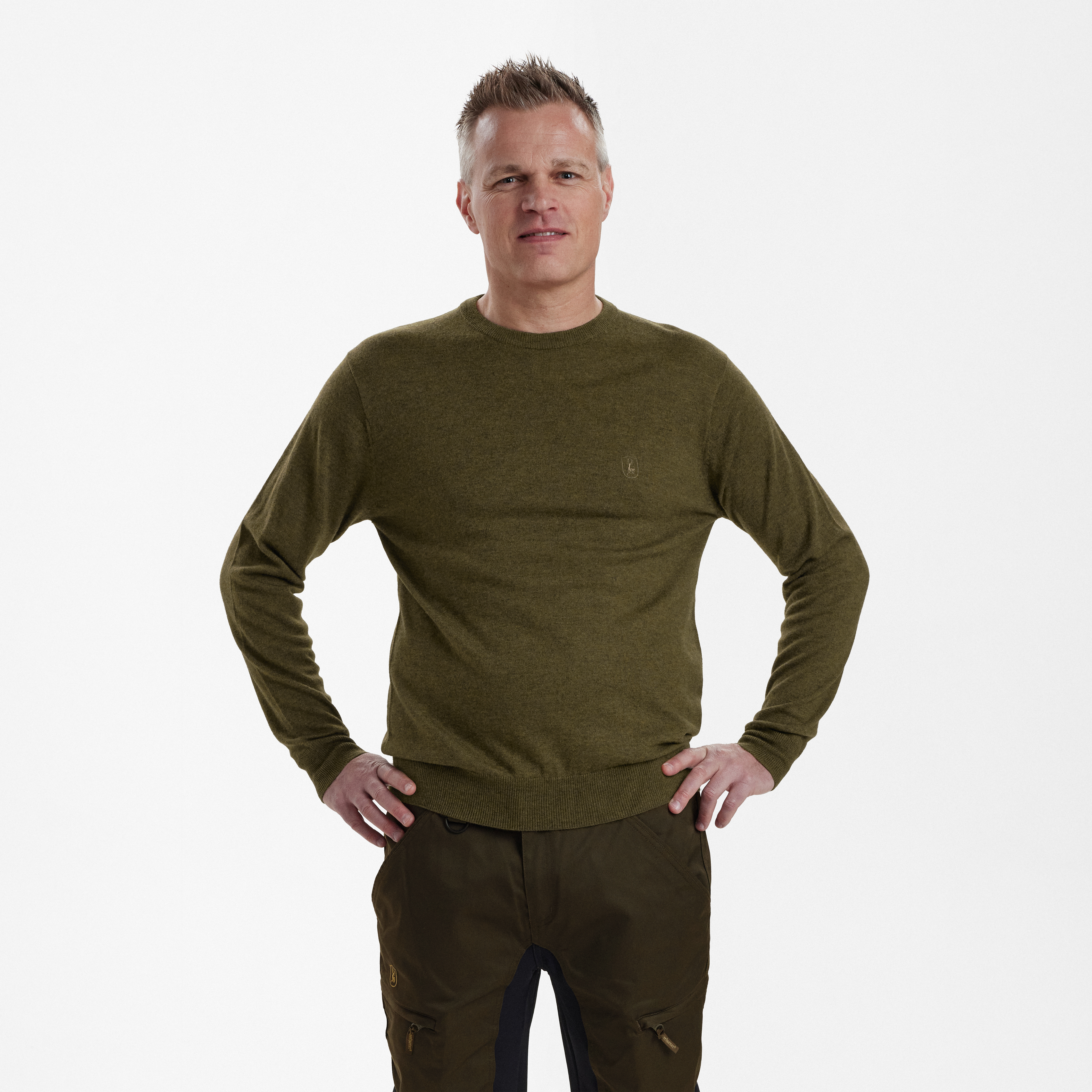 Kingston Pullover mit Rundhalsausschnitt - Cypress