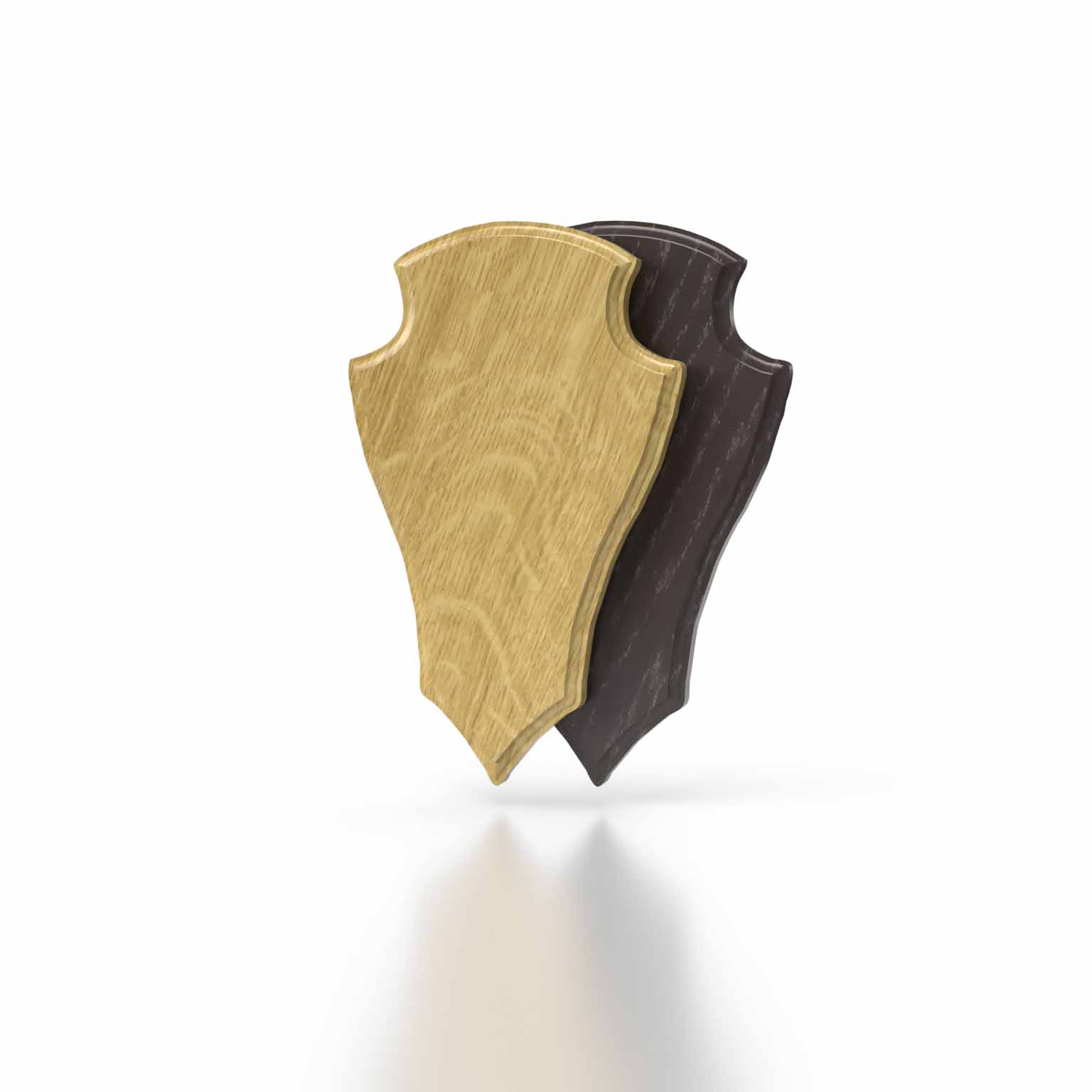 Rehbockbrett Eiche 2 - 22x13 cm Hell