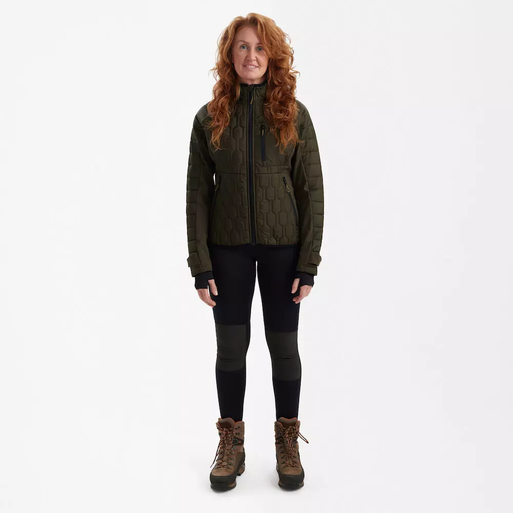 Lady Mossdale Steppjacke - Forest Green