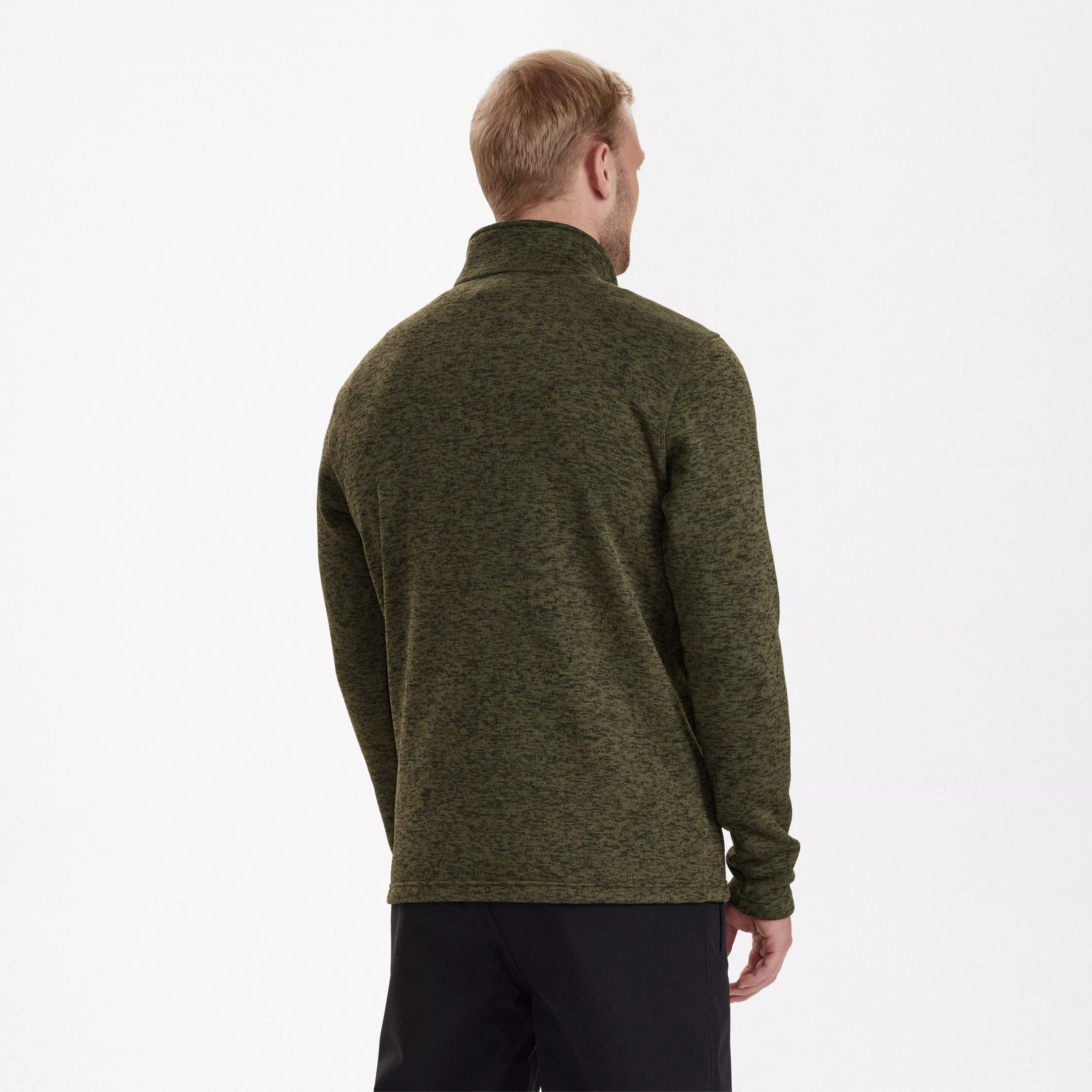 Sarek Strickjacke - Olive Night melange