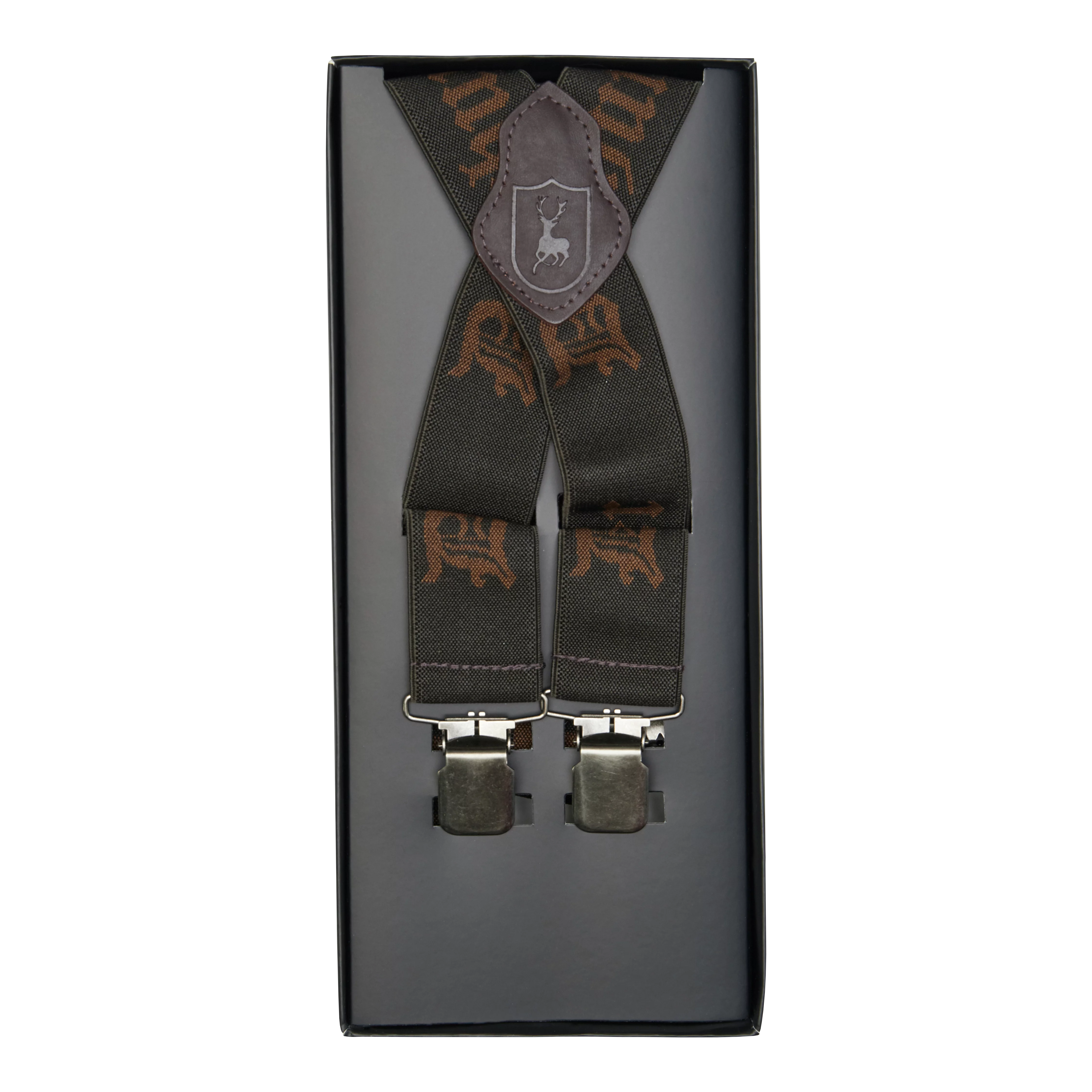 Logo Hosenträger mit Clipse - Art Green