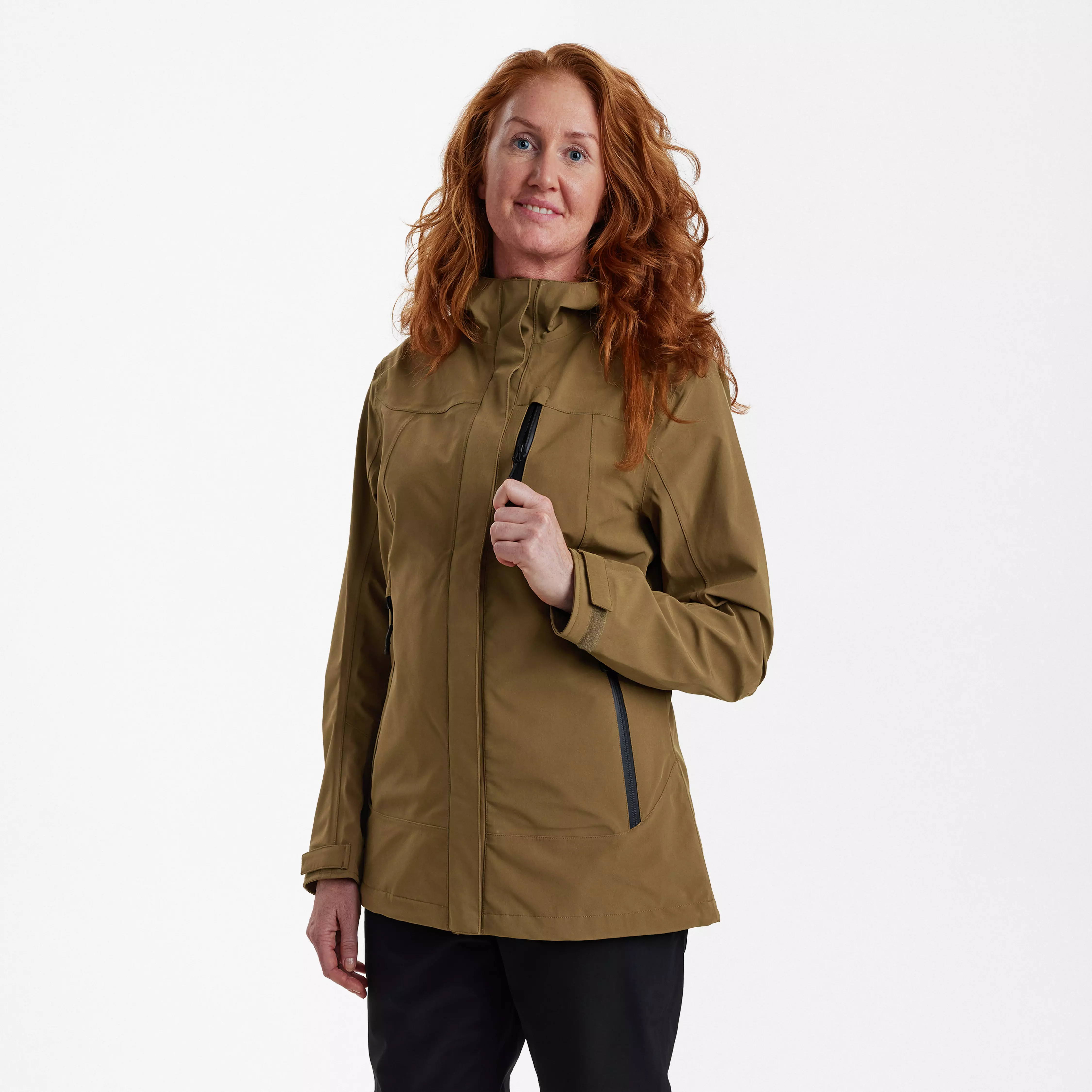 Lady Sarek Shell Jacke mit Kapuze - Butternut
