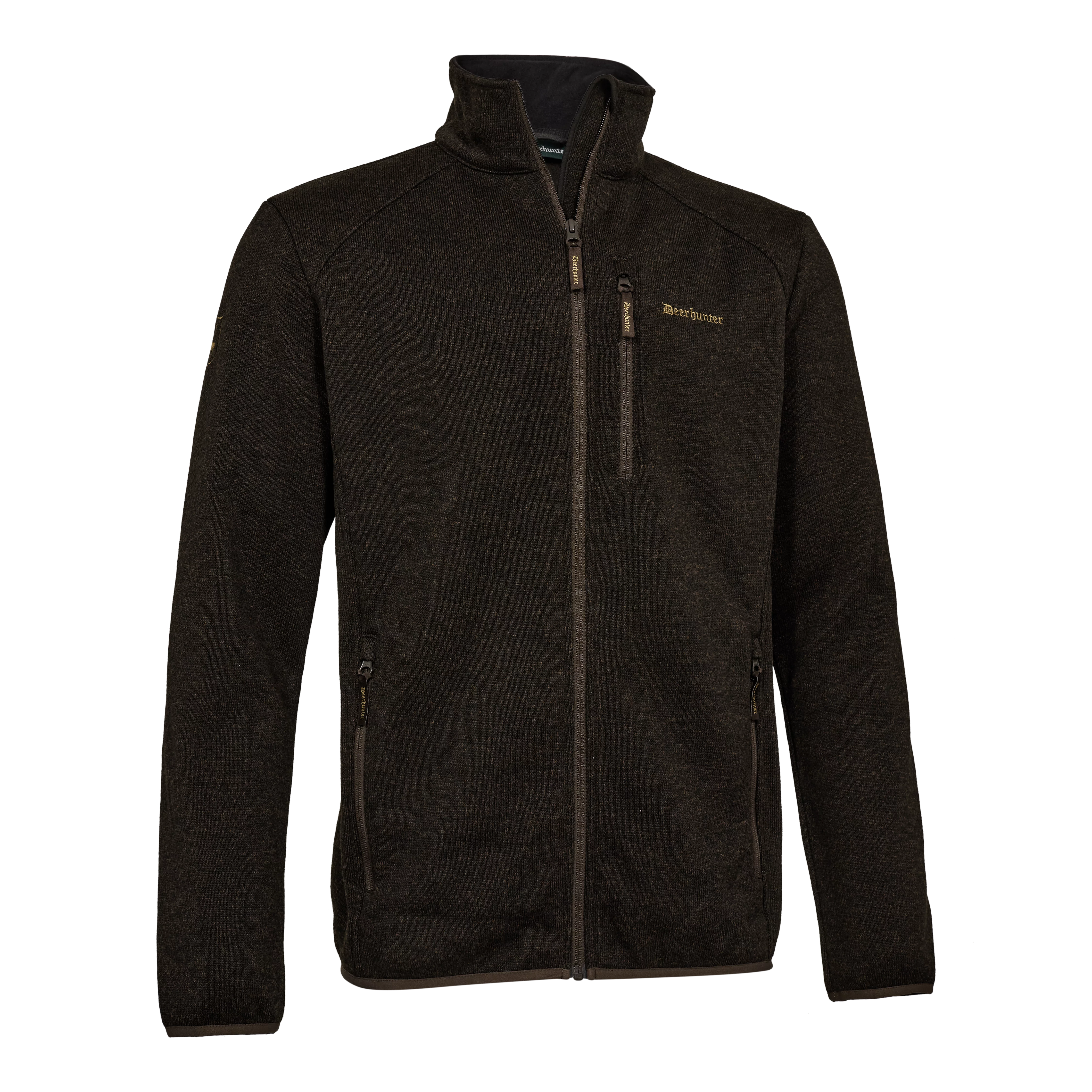 Moor Gestrickte Jacke - Brown Leaf Moor Gestrickte Jacke - Brown Leaf