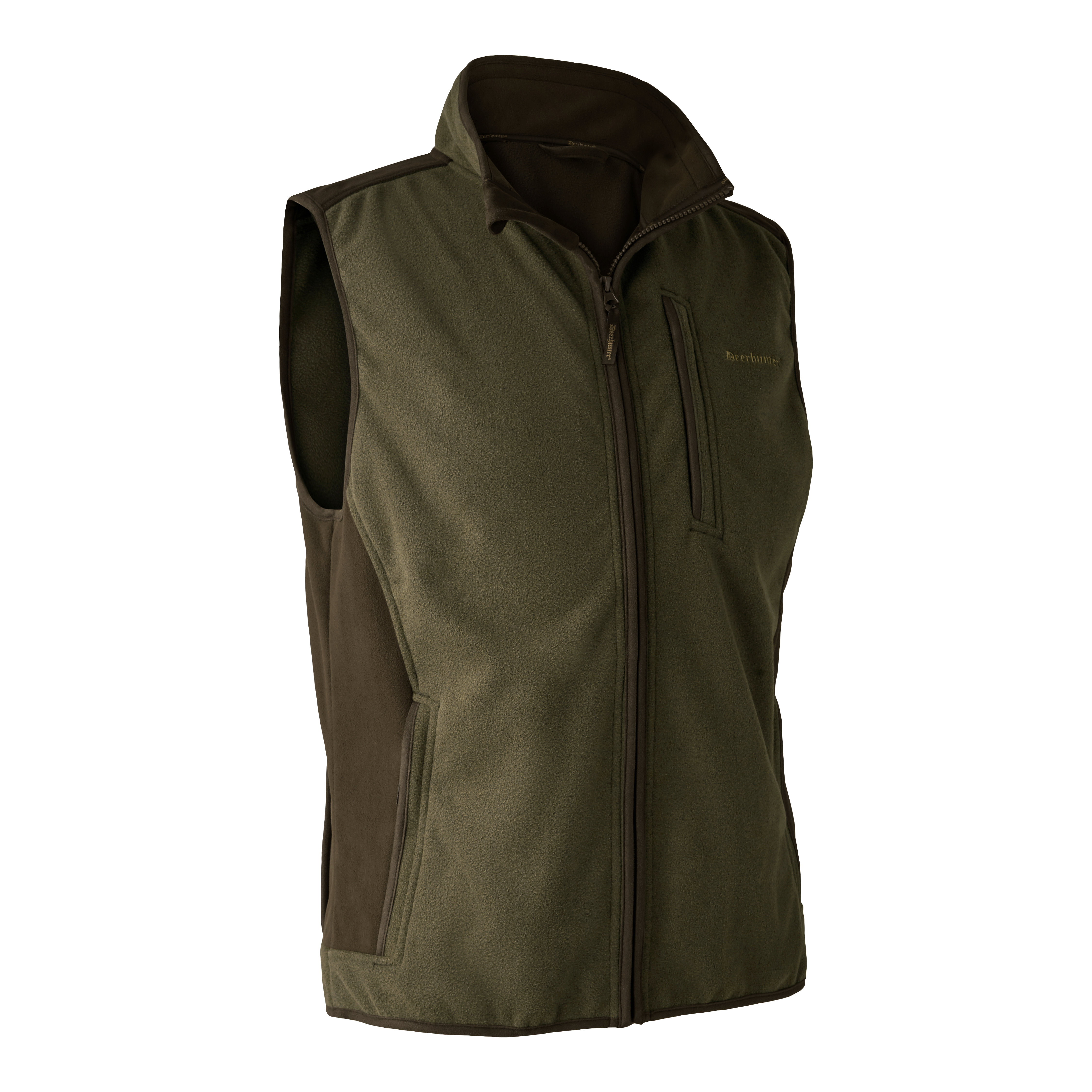 Gamekeeper Bonded Fleece Weste - Graphite Green Melange