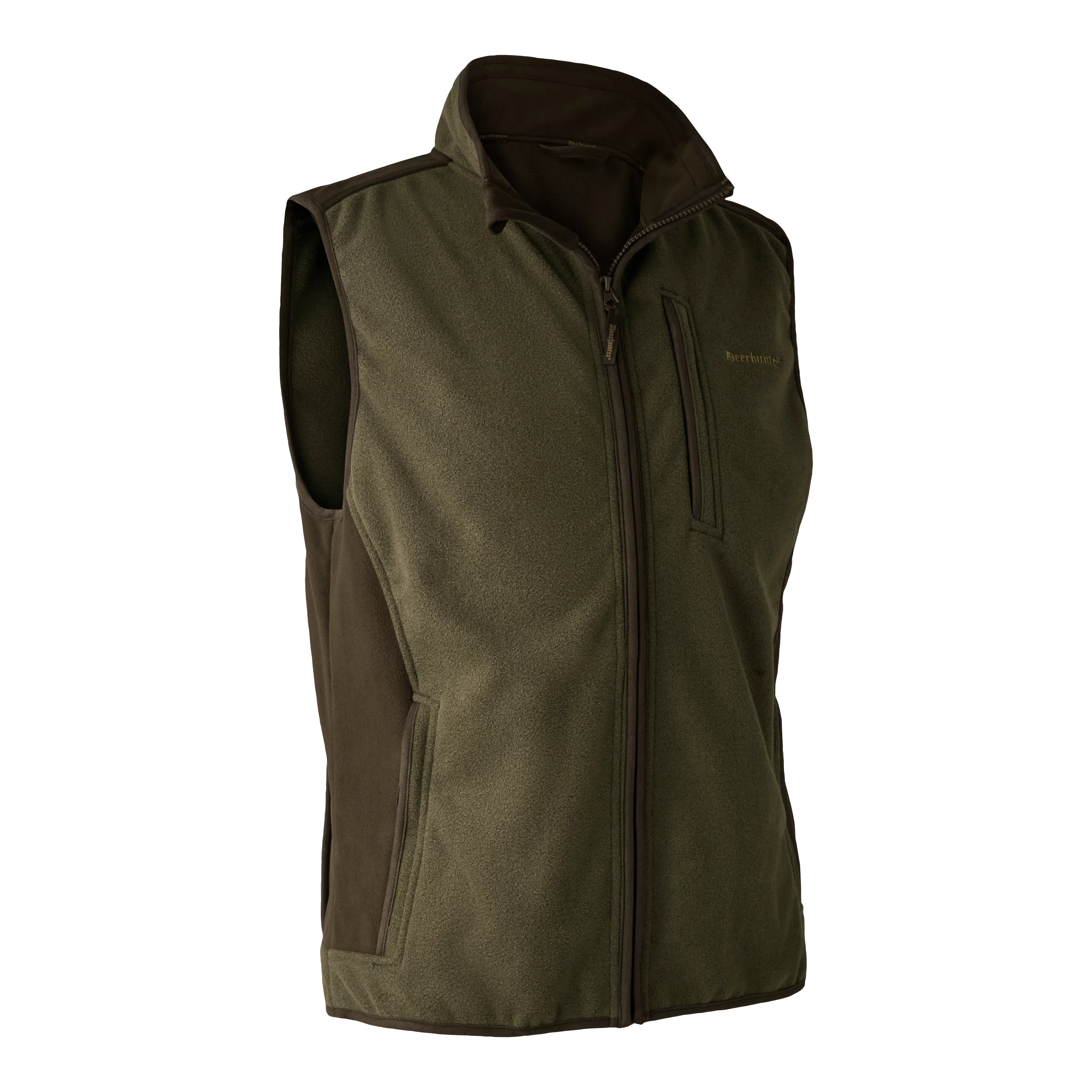 Gamekeeper Bonded Fleece Weste - Graphite Green Melange