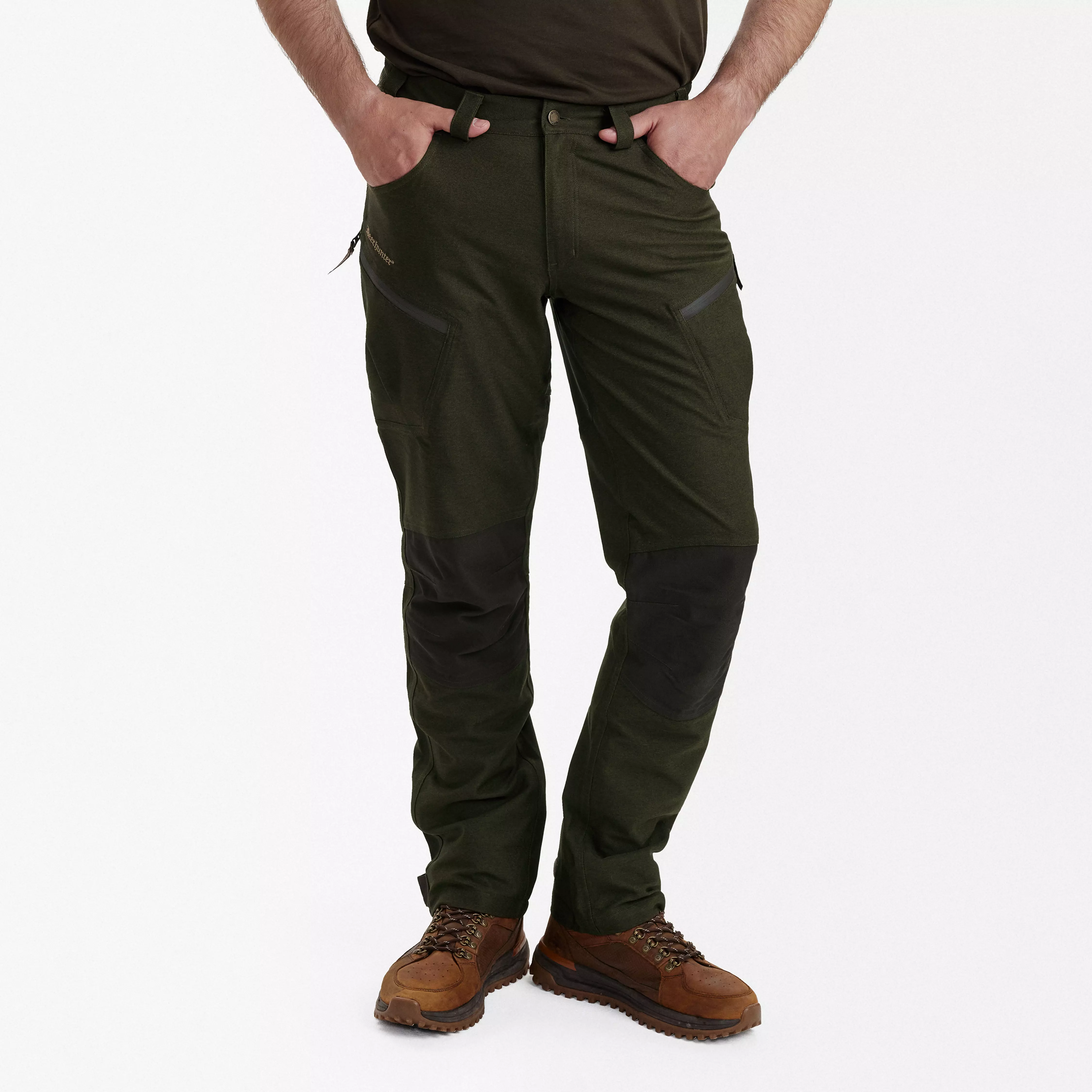 Chasse Trousers - Olive Night melange Chasse Trousers - Olive Night melange