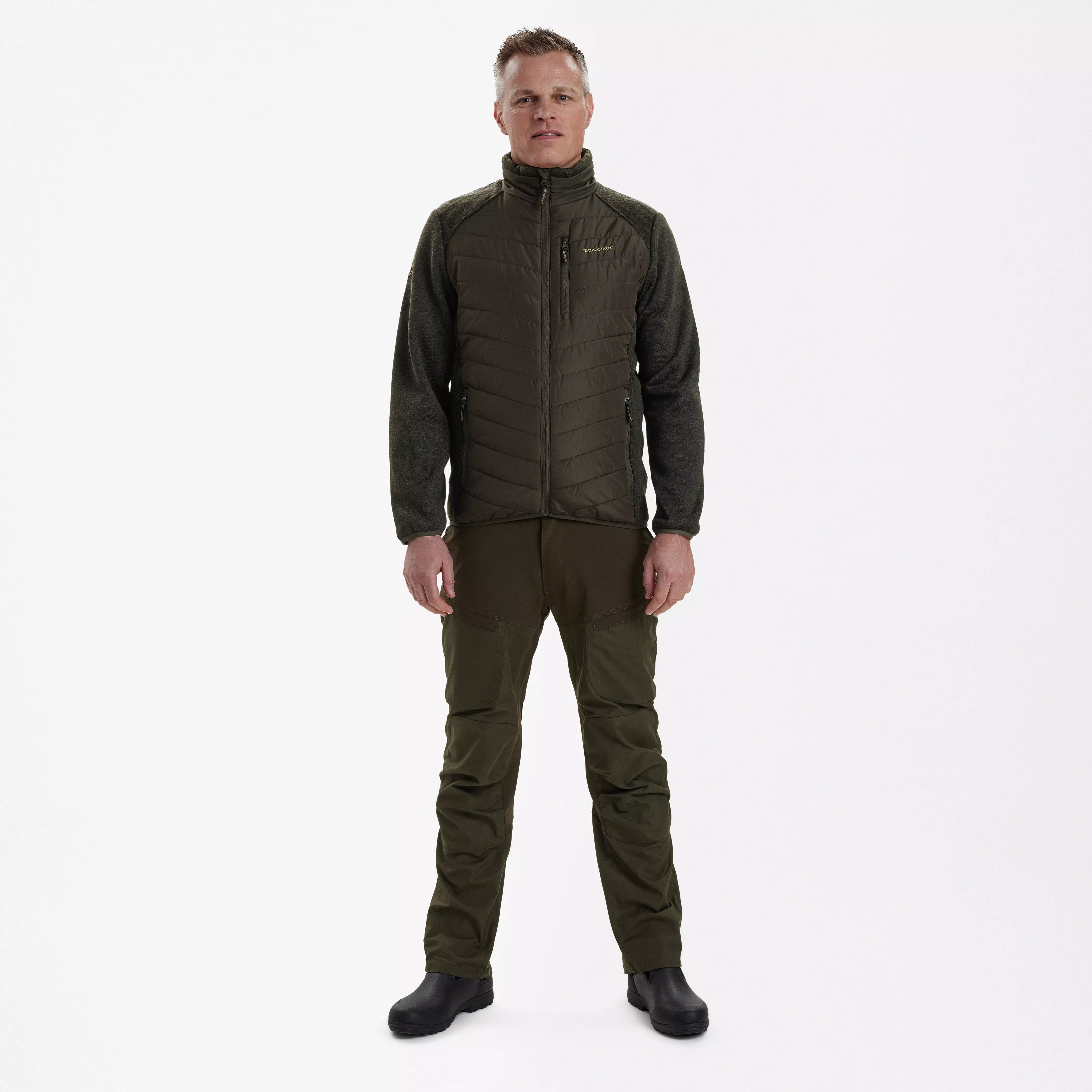 Moor Wattierte Jacke mit Strick - Timber