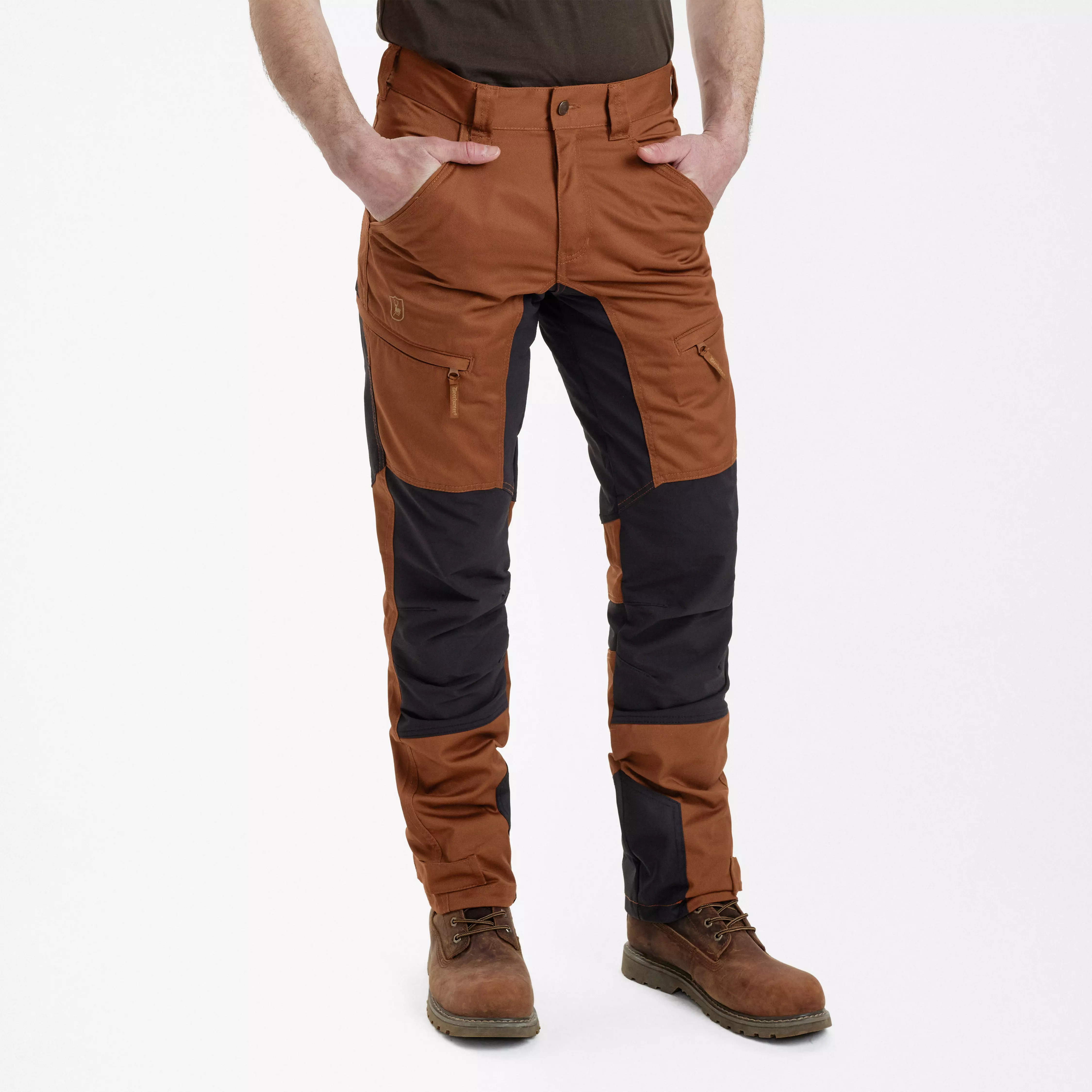 Rogaland Stretchhose mit kontrast - Burnt Orange