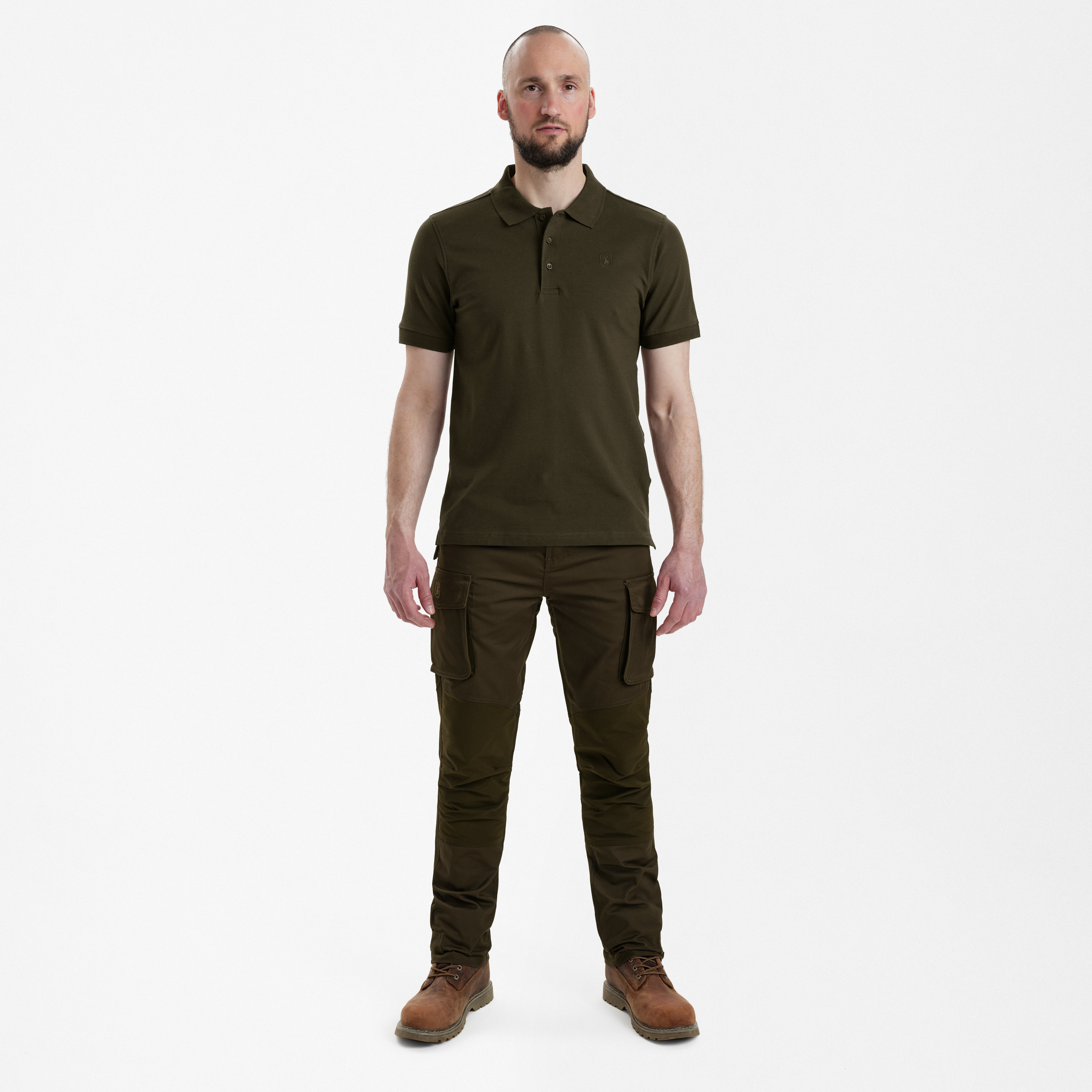 Harris Polo Shirt - Deep Green