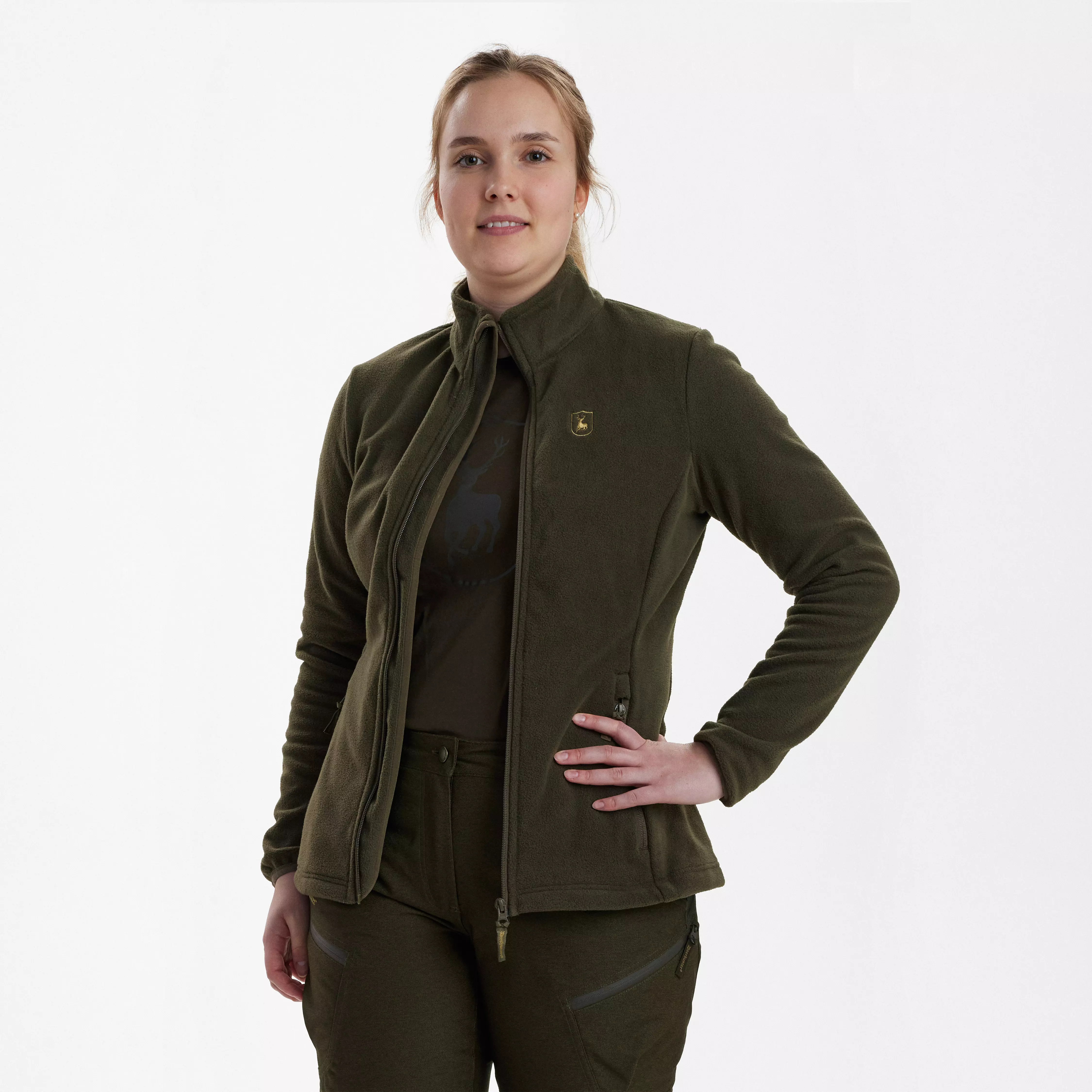 Lady Chasse Fleecejacke - Beluga Lady Chasse Fleecejacke - Beluga