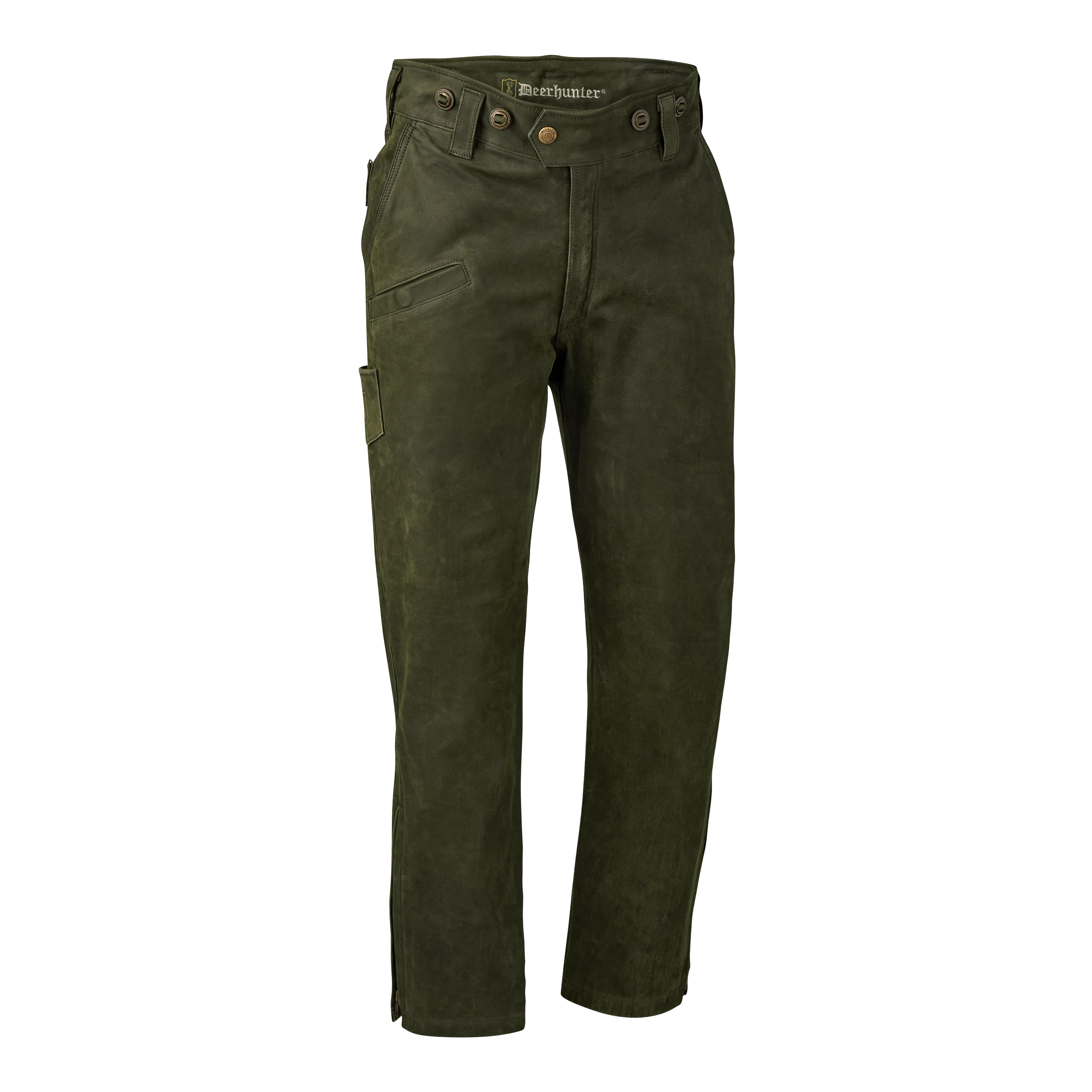 Strasbourg Lederstiefelhose - Grape Leaf